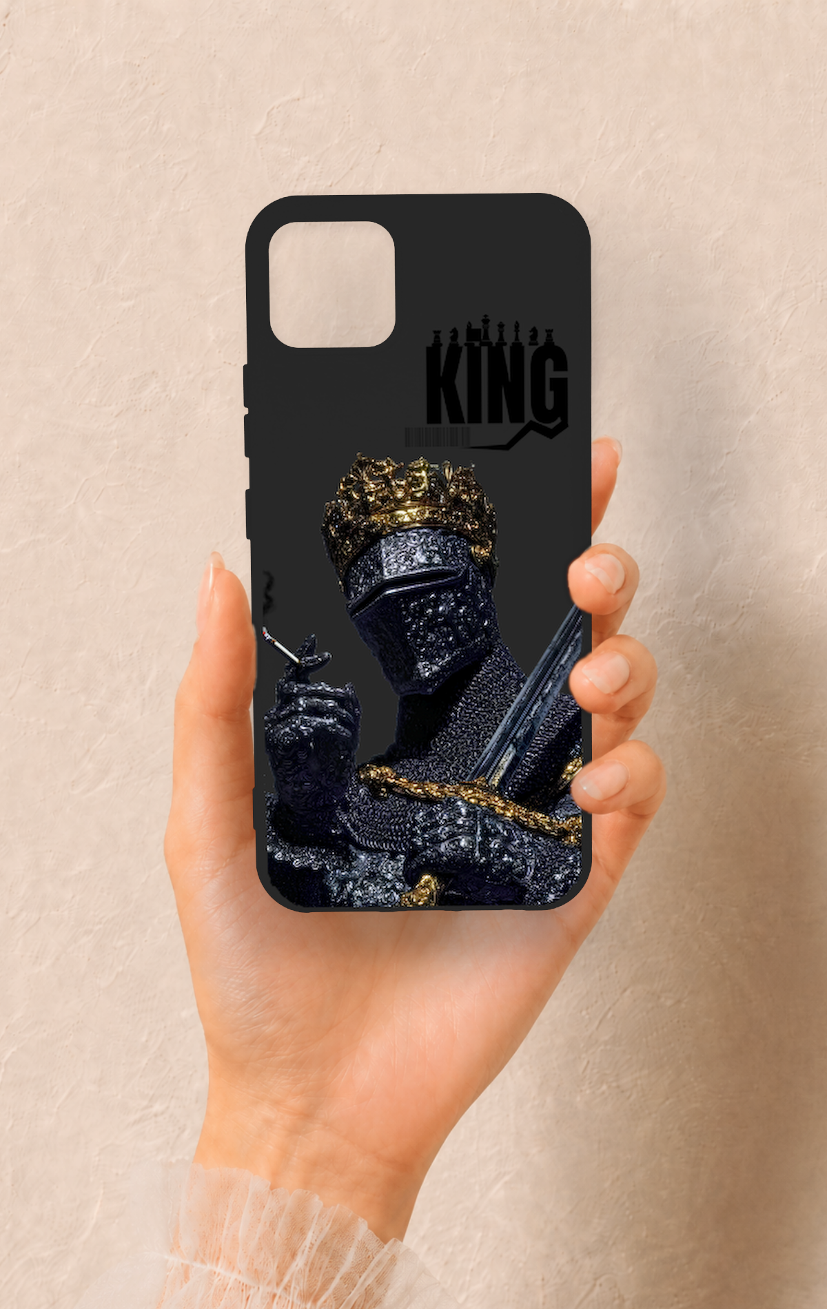 Realme C11 2021 Uyumlu King Desenli Silikon Kılıf