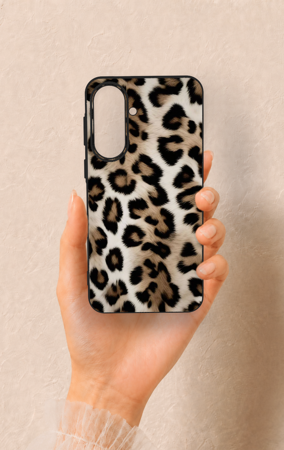 Samsung A37 Uyumlu Leopar Derisi Desenli Silikon Kılıf