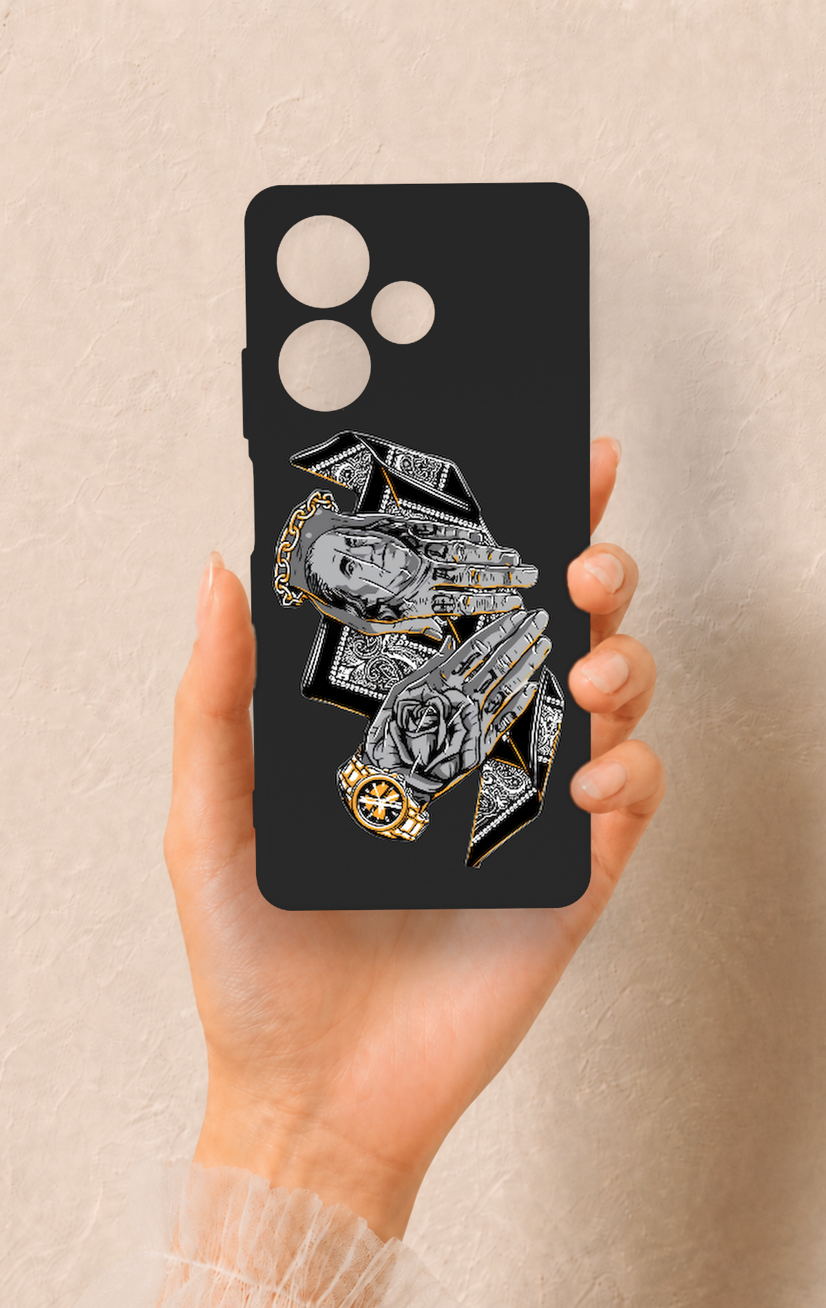 İnfinix Hot 30 Uyumlu Self Made Desenli Silikon Kılıf