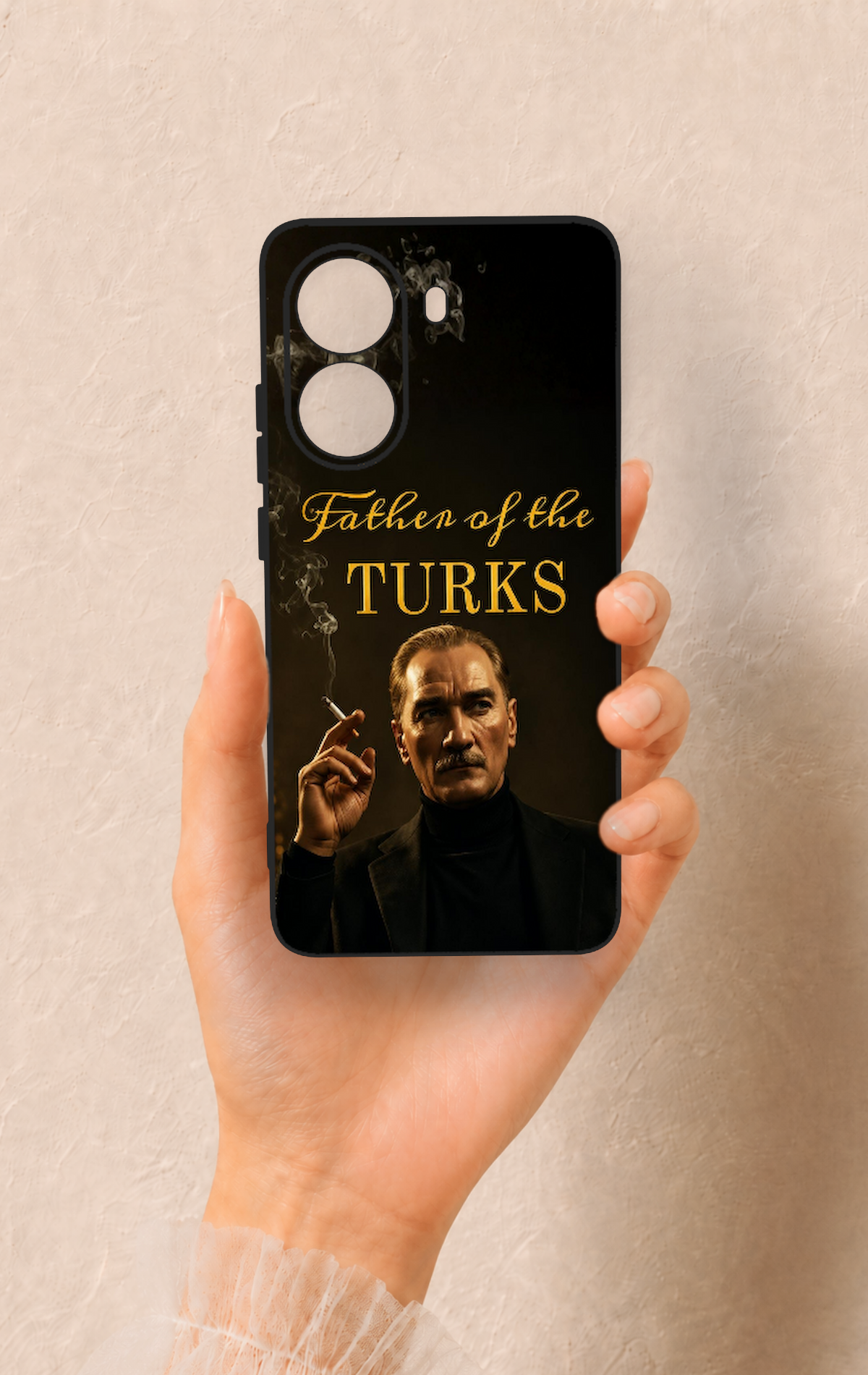 Poco X7 Pro Uyumlu Father Of The Turks Desenli Silikon Kılıf