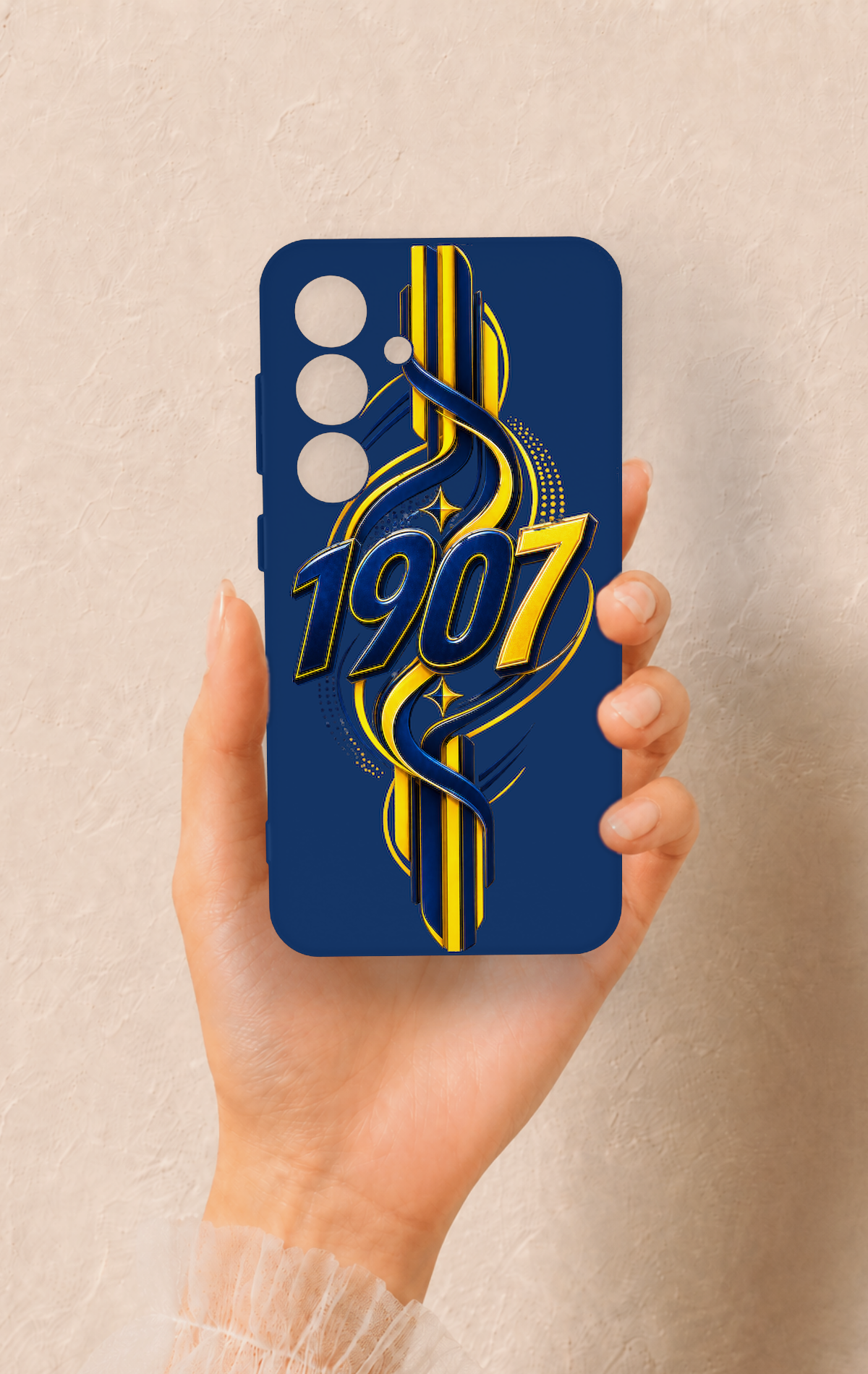 Samsung S24 Uyumlu FB-1907 Desenli Silikon Kılıf