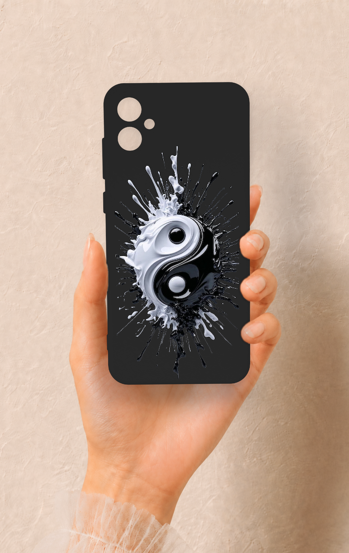 Samsung A05 Uyumlu İyi ve Kötü Desenli Silikon Kılıf
