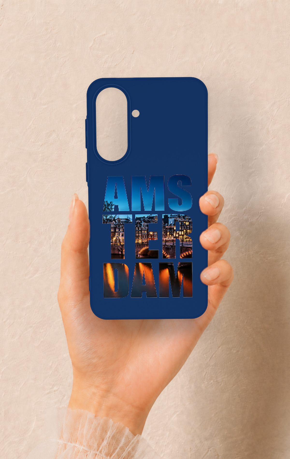 Samsung A37 Uyumlu Amsterdam Desenli Silikon Kılıf