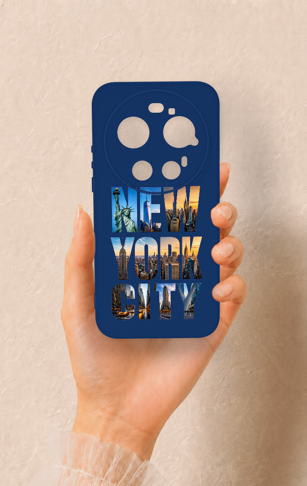 Mi 17 Ultra Uyumlu New York City Desenli Silikon Kılıf