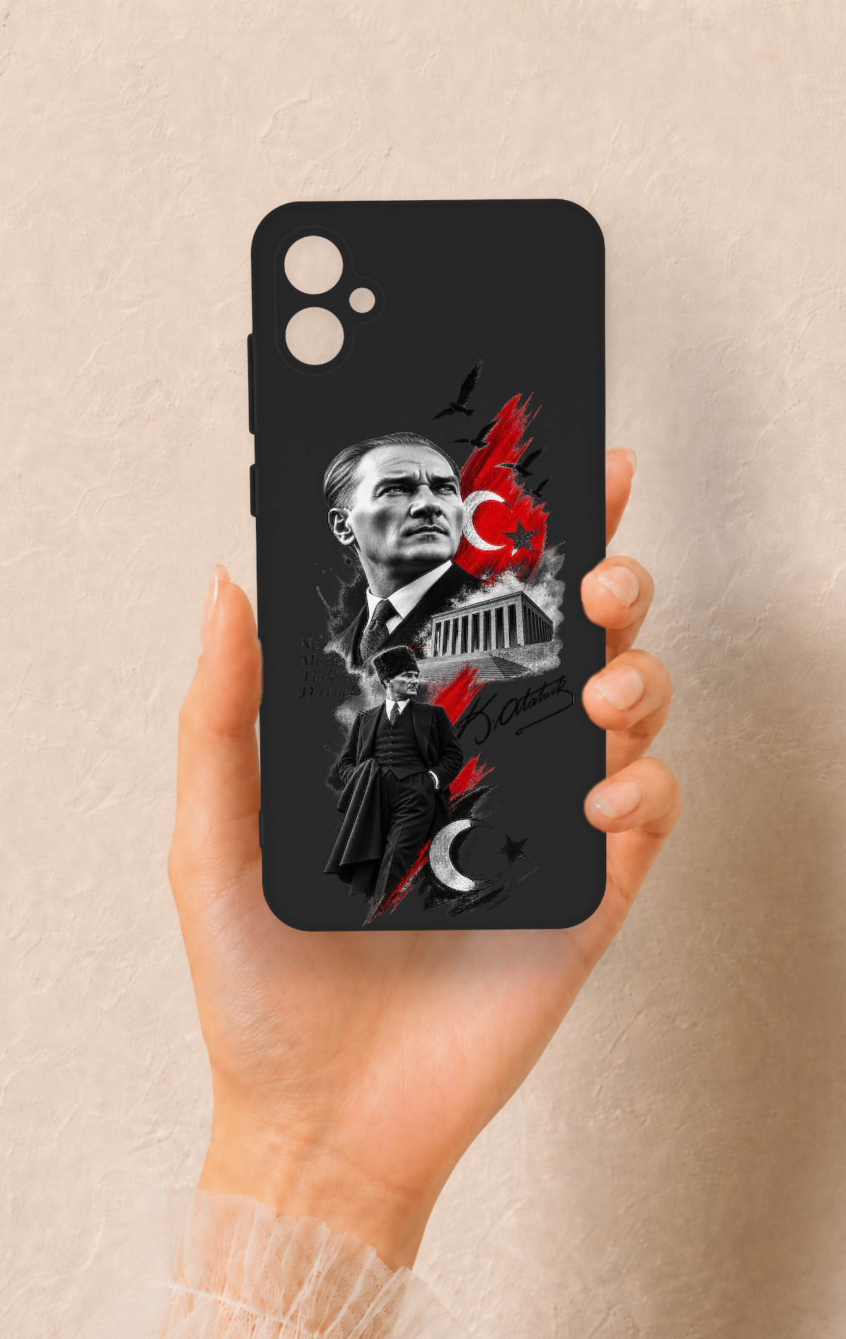 Samsung A05 Uyumlu Atatürk Anıtkabir Desenli Silikon Kılıf