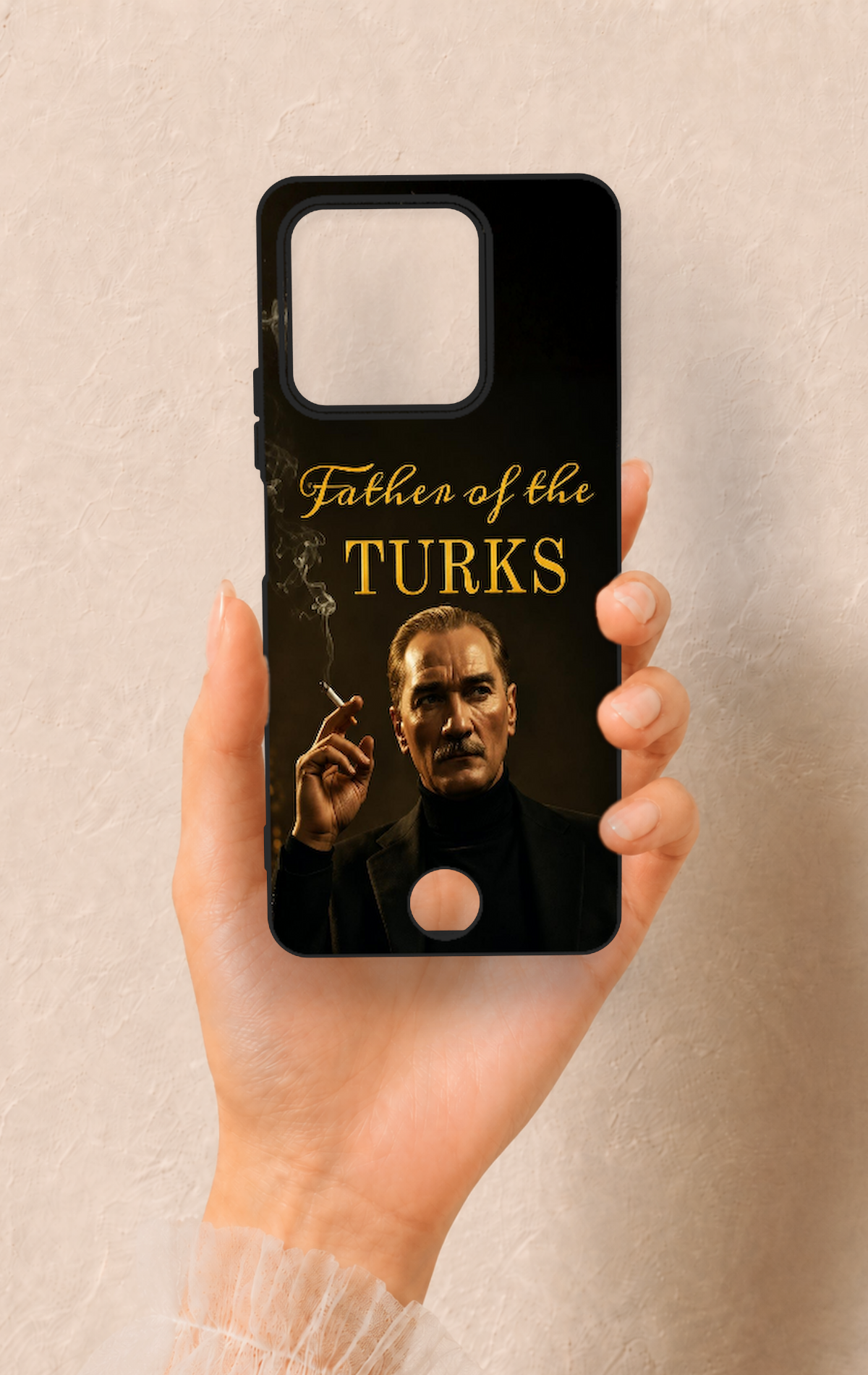 Reeder S71 Uyumlu Father Of The Turks Desenli Silikon Kılıf
