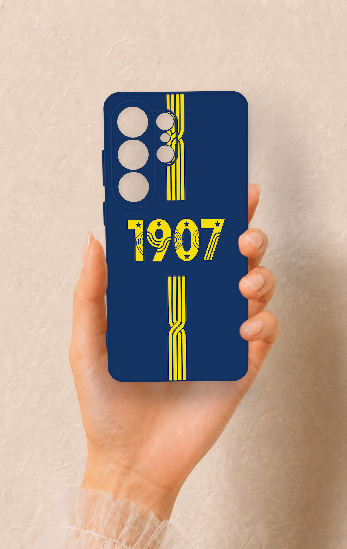 Samsung S26 Ultra Uyumlu 1907 Kemer Desenli Silikon Kılıf