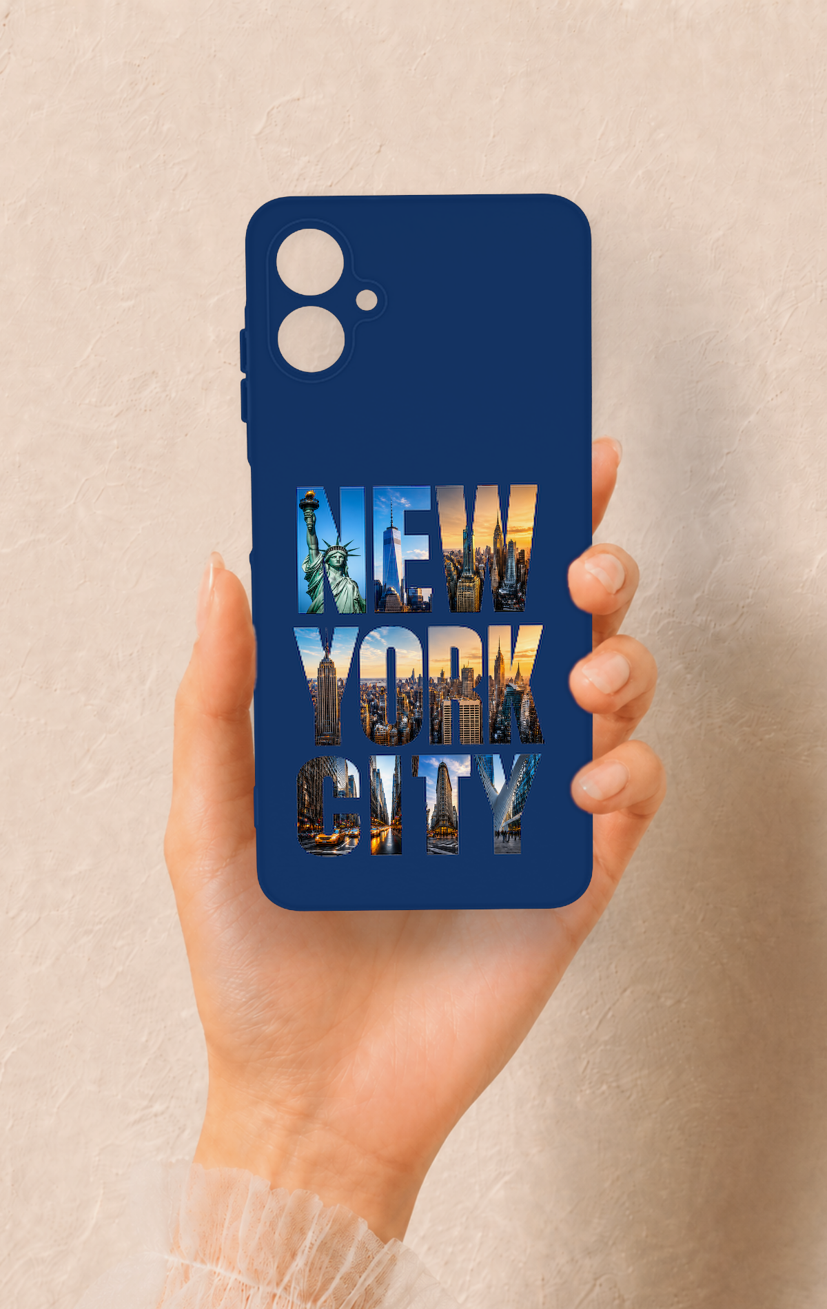 Samsung A06 Uyumlu New York City Desenli Silikon Kılıf