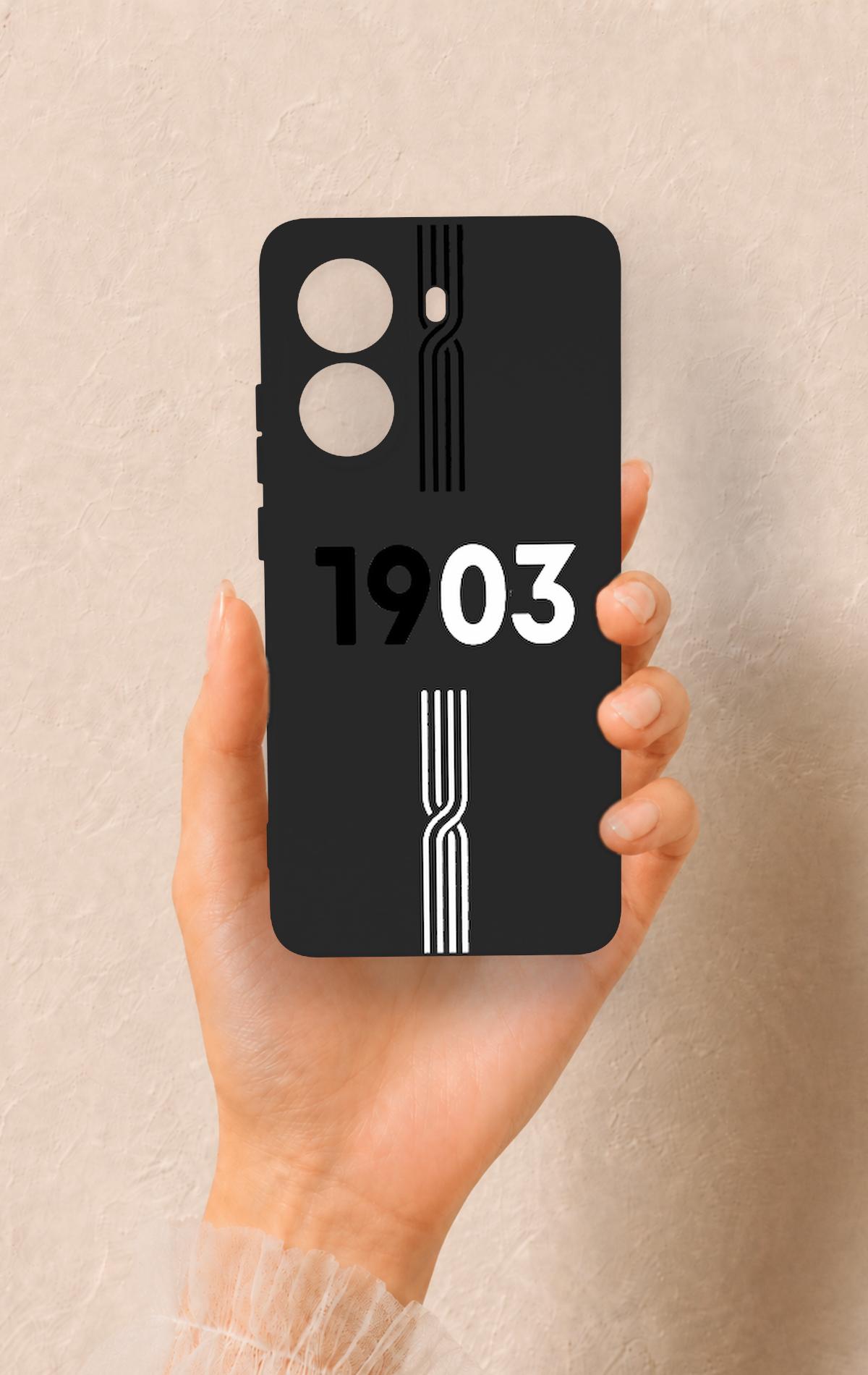 Poco X7 Pro Uyumlu 1903 Kemer Desenli Silikon Kılıf