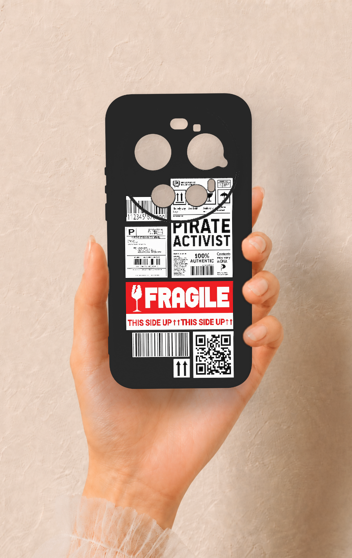 Xiaomi Mi 17 Ultra Uyumlu Fragile Desenli Silikon Kılıf