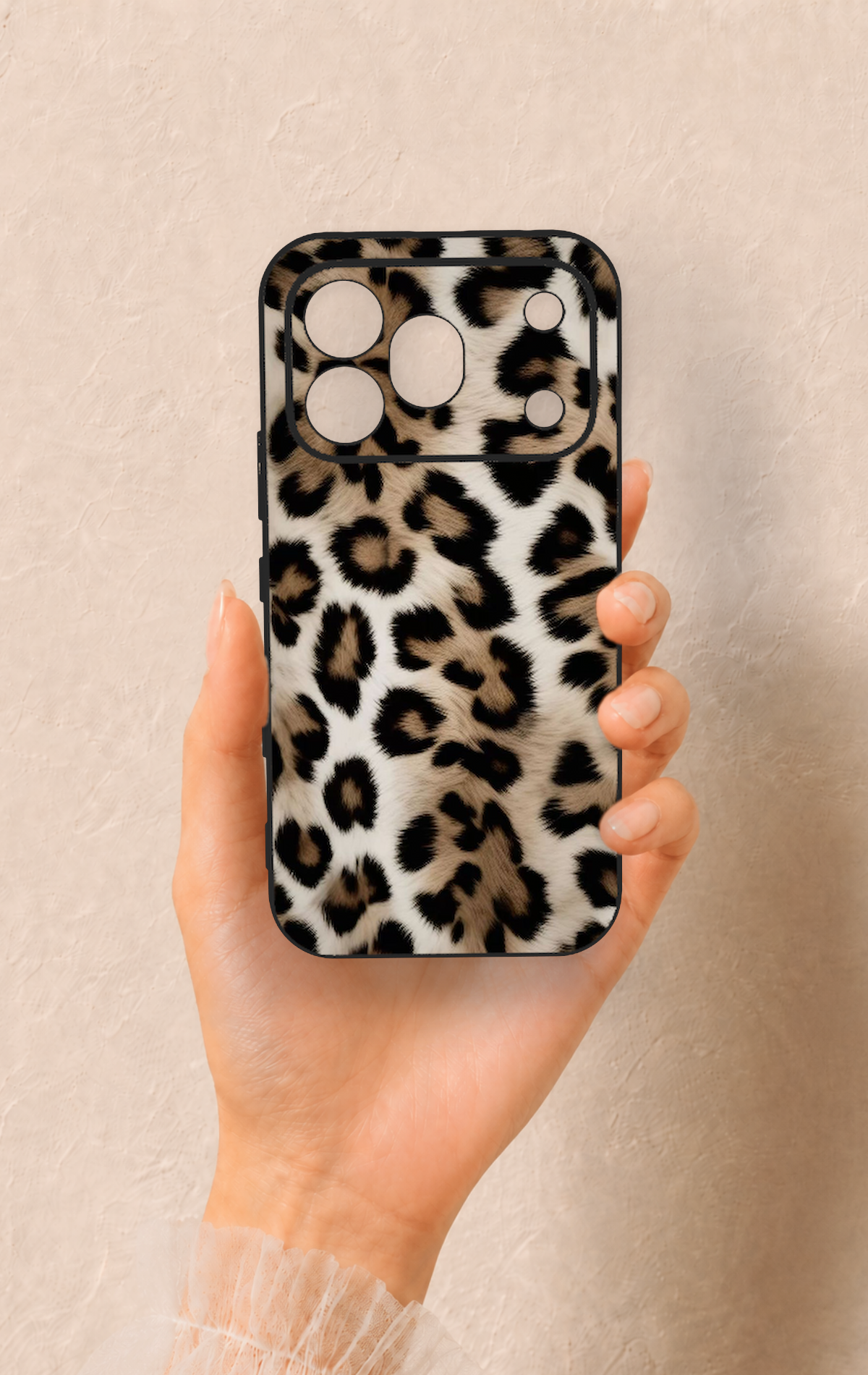Honor 600 Pro Uyumlu Leopar Derisi Desenli Silikon Kılıf