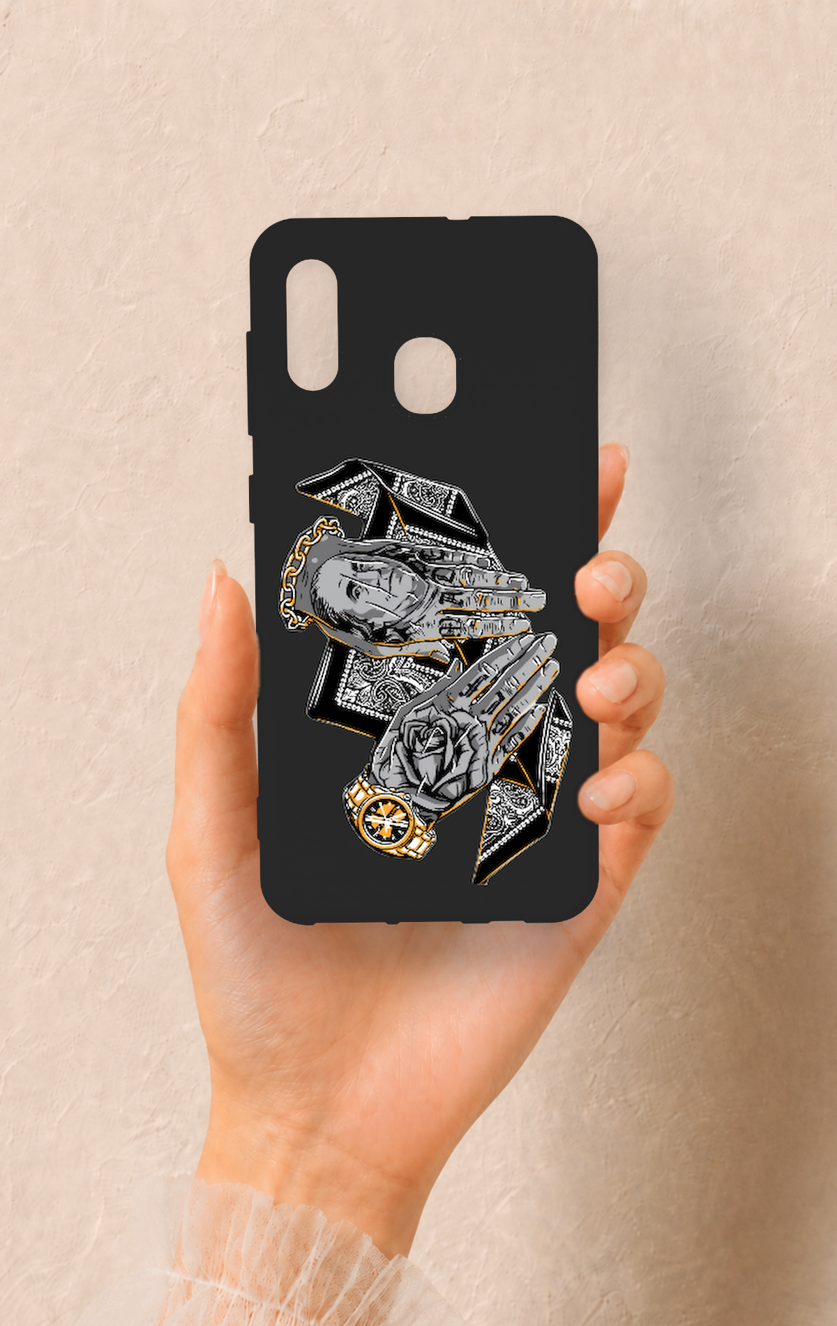 Samsung A20-A30 Uyumlu Self Made Desenli Silikon Kılıf