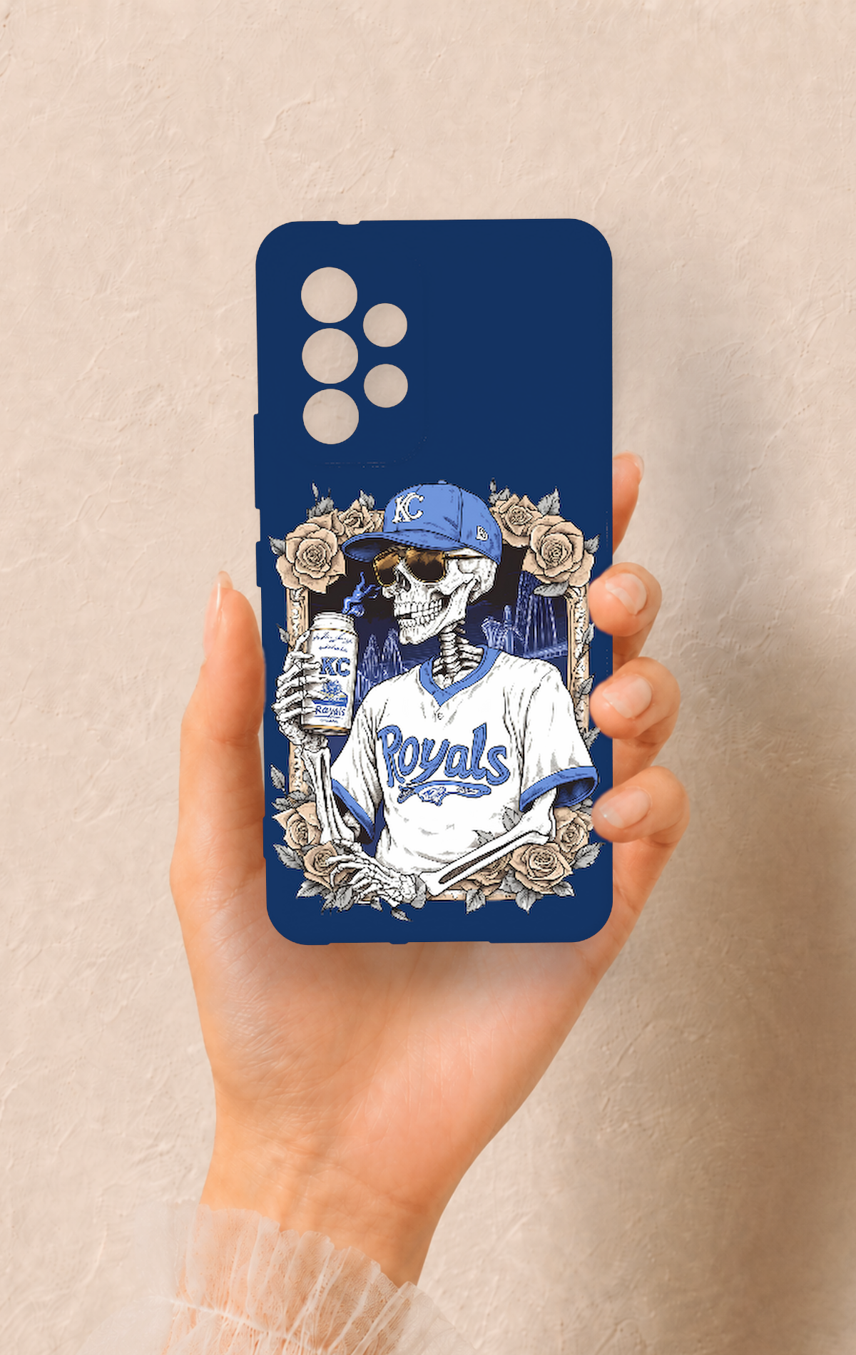 Samsung A53 Uyumlu Royals Desenli Silikon Kılıf