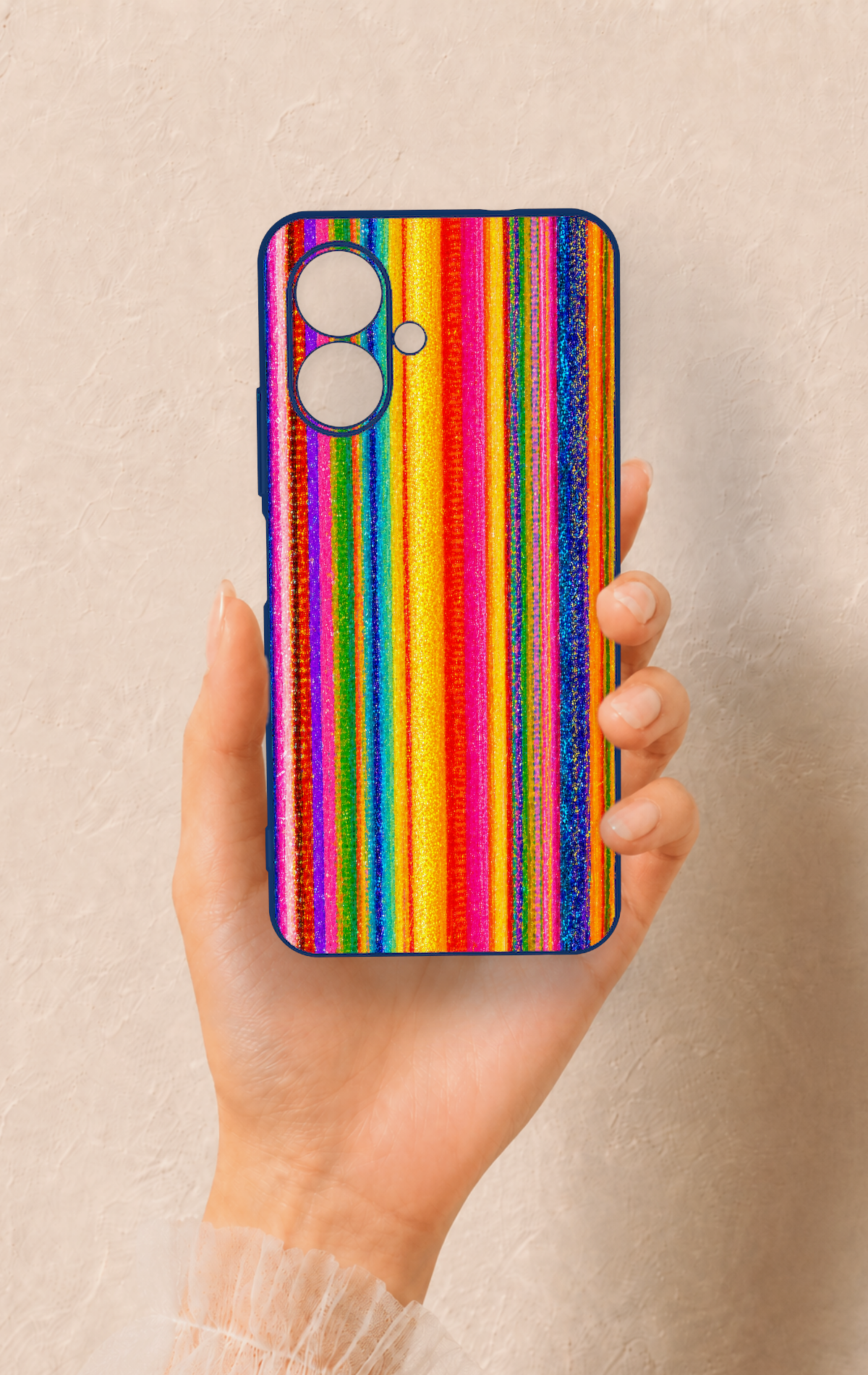Tecno Spark Go 2 Uyumlu Rengarenk Desenli Silikon Kılıf