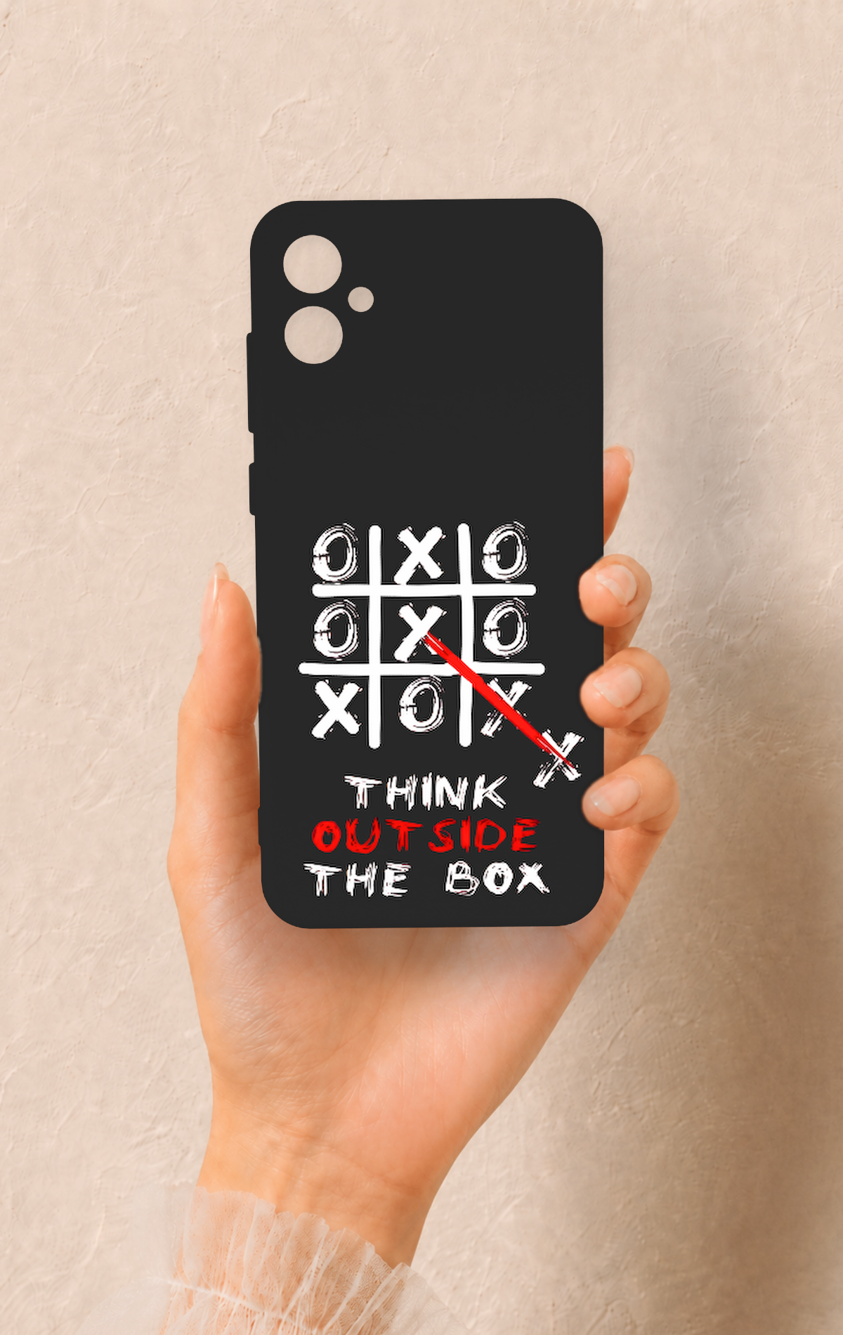 Samsung A05 Uyumlu Out Side The Box Desenli Silikon Kılıf
