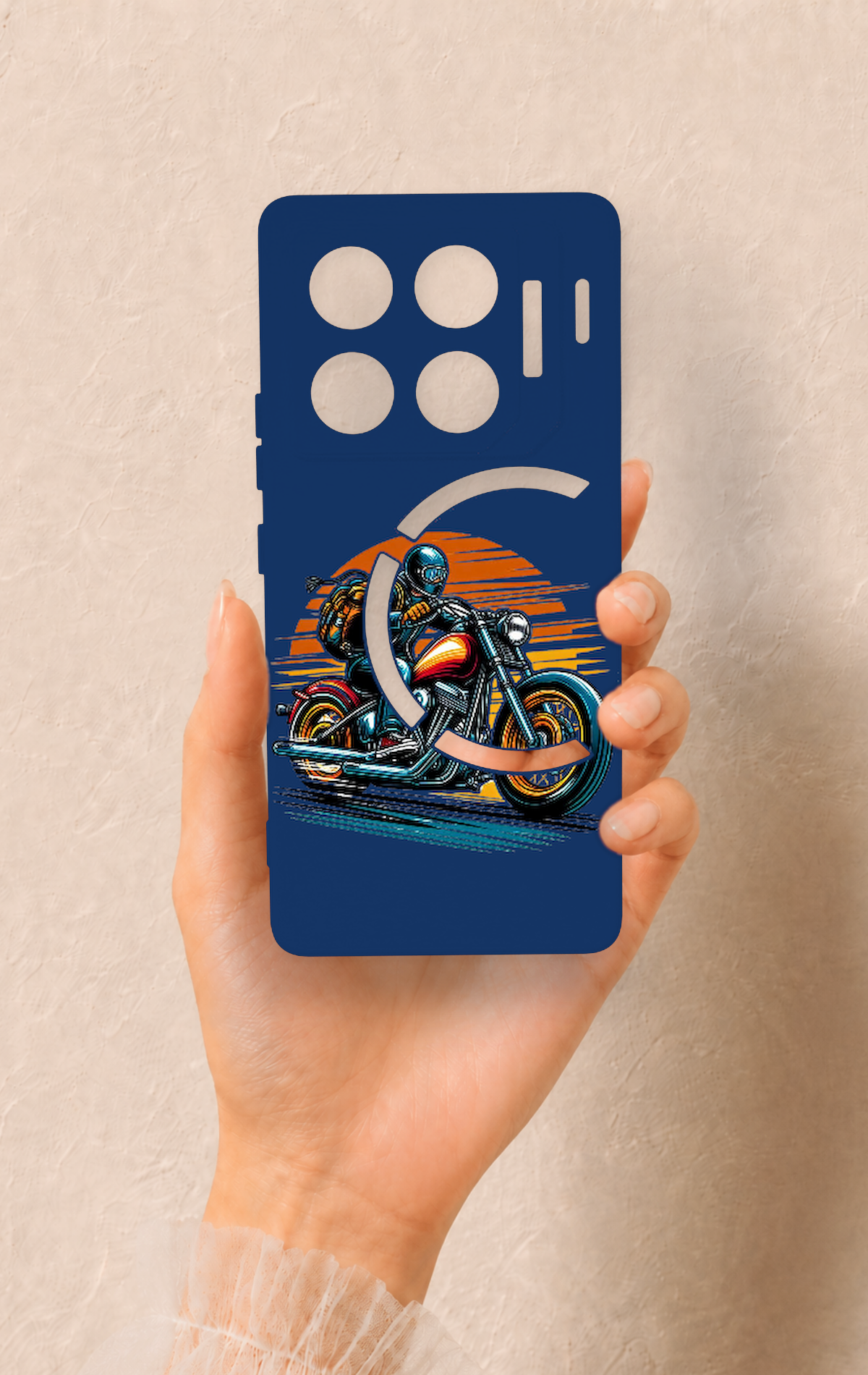 İnfinix Gt 20 Pro Uyumlu Moto Rider Desenli Silikon Kılıf