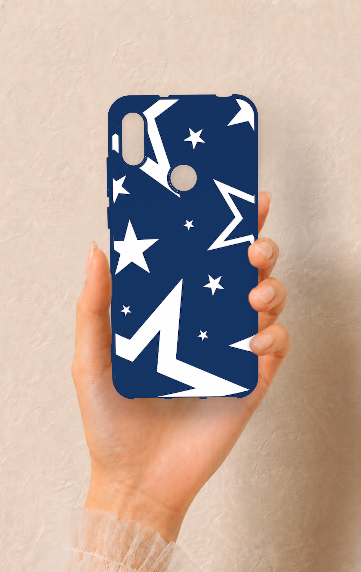 Huawei Y6 2019 Uyumlu Mega Star Desenli Silikon Kılıf