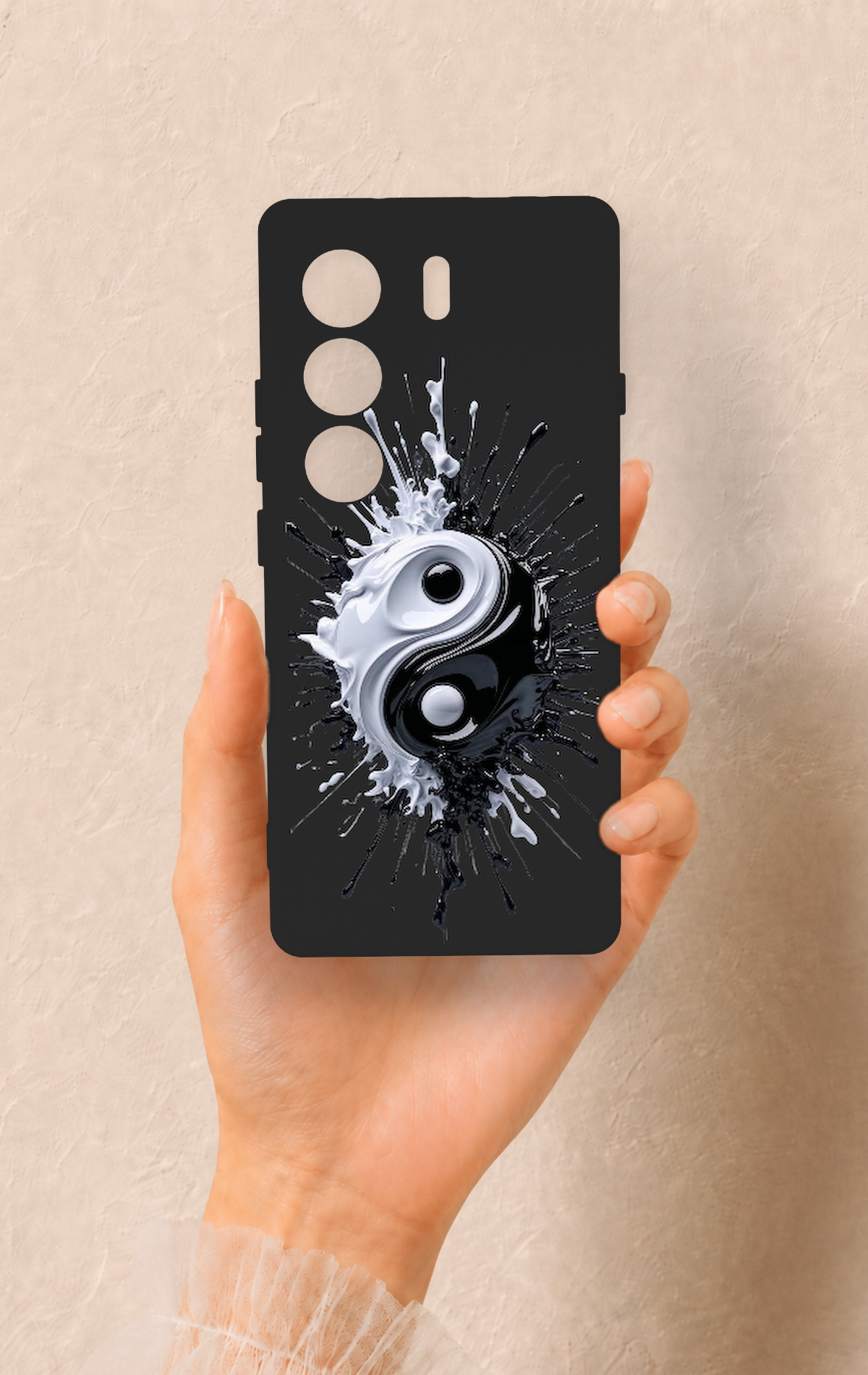 Tecno Camon 40 4G Uyumlu İyi ve Kötü Desenli Silikon Kılıf