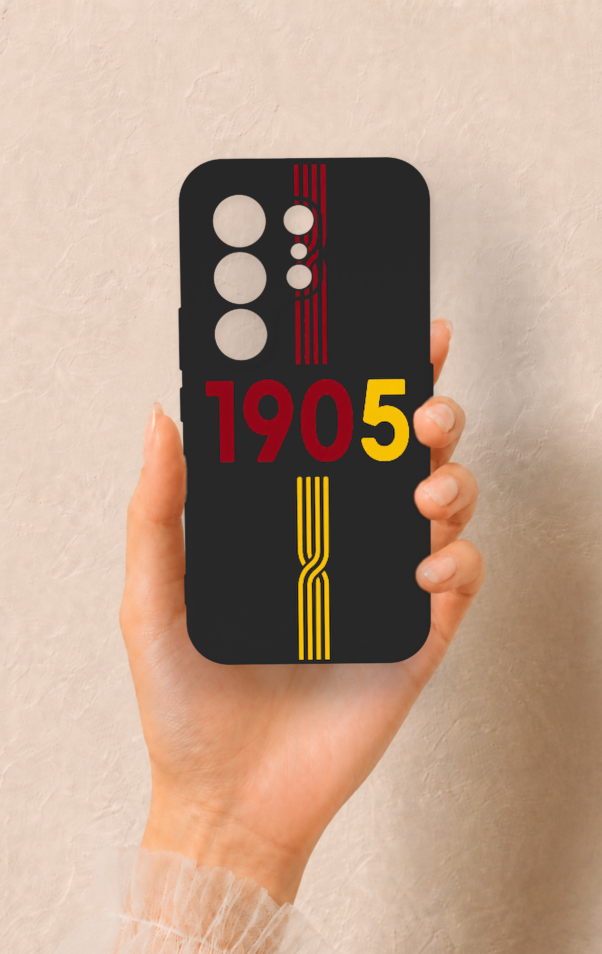 Tecno Camon 50 4G Uyumlu 1905 Kemer Desenli Silikon Kılıf