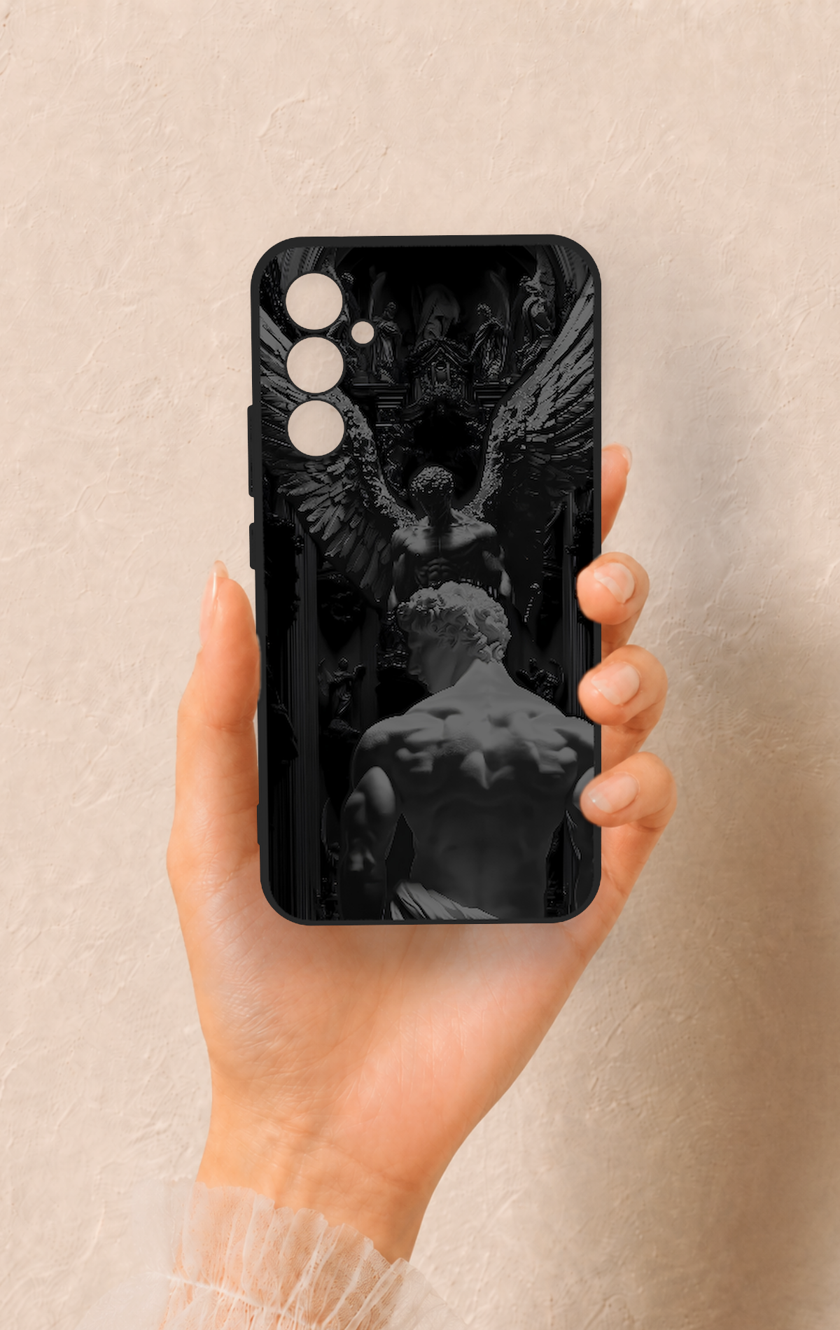 Samsung A34 Uyumlu Icarus Desenli Silikon Kılıf