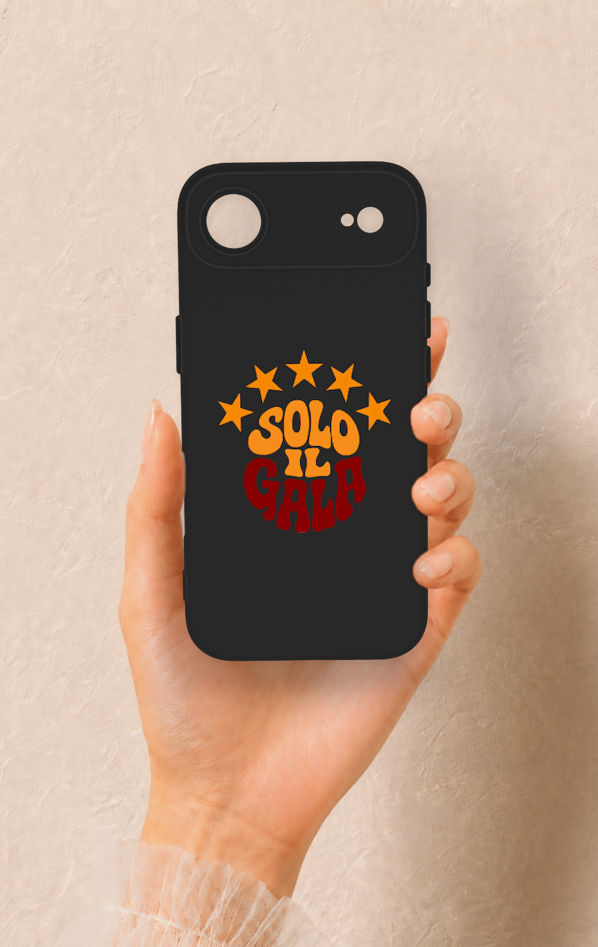 iPhone 17 Air Uyumlu Solo IL Gala Desenli Silikon Kılıf