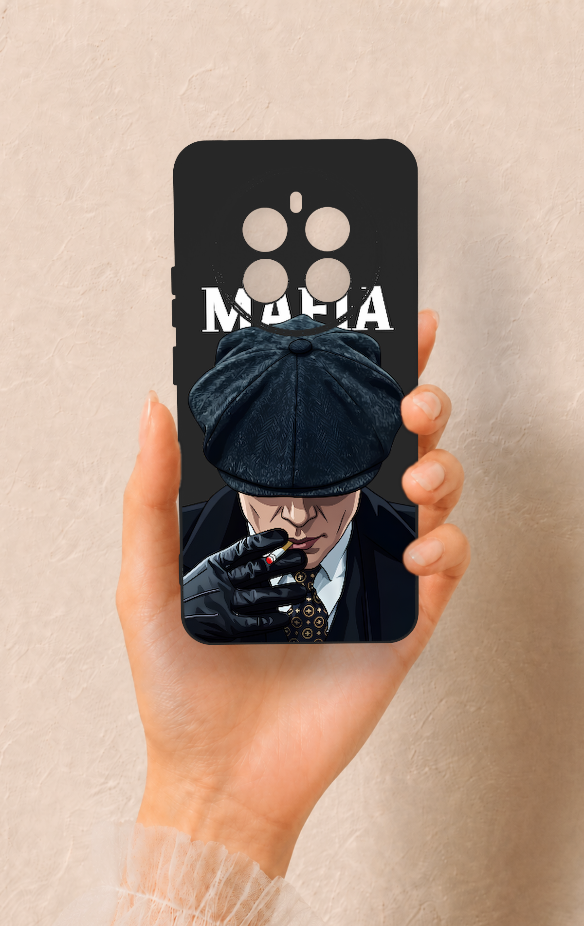 Realme 12 4G Uyumlu MAFIA Desenli Silikon Kılıf