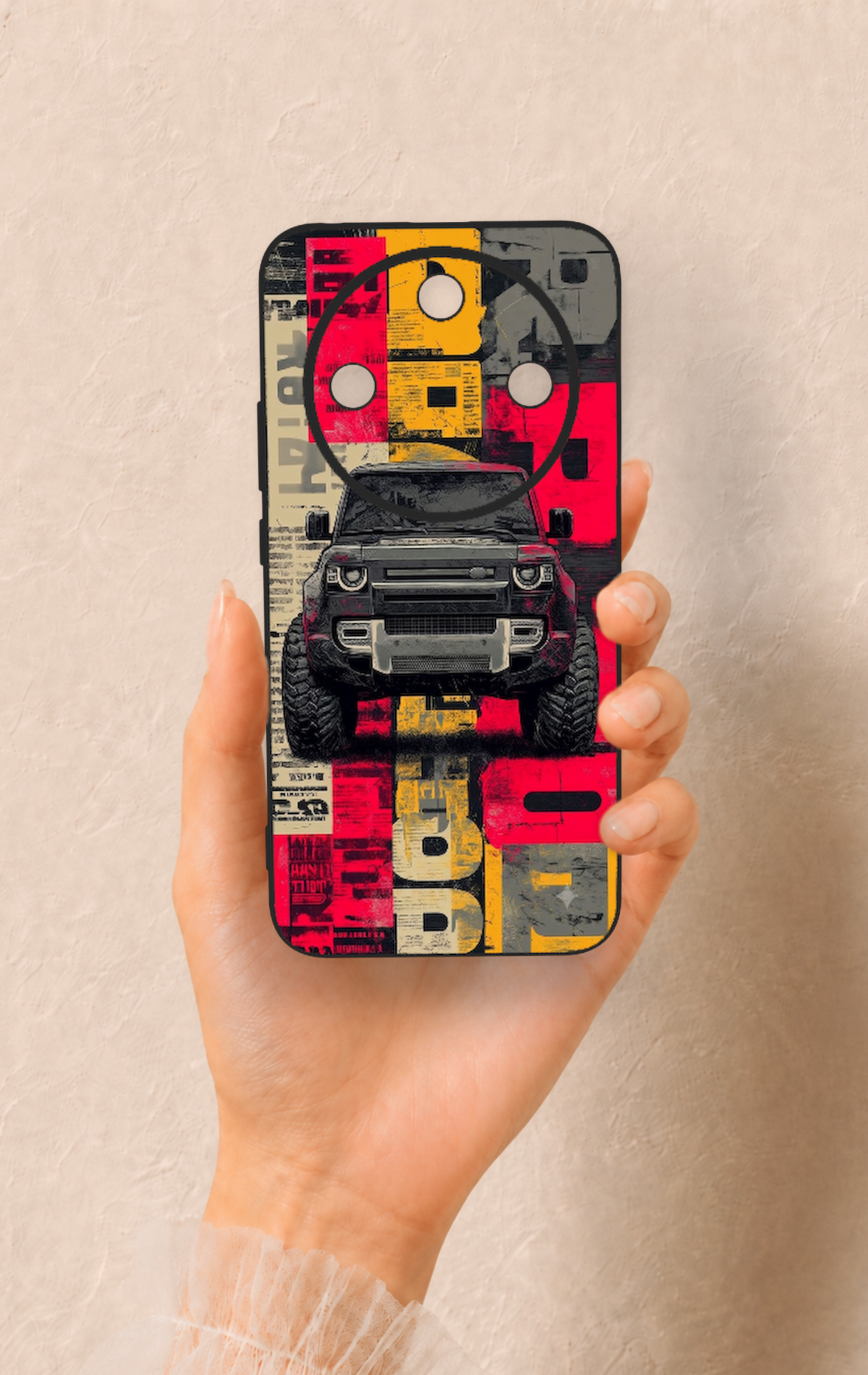 Honor Magic 8 Lite Uyumlu Defender Truck Desenli Silikon Kılıf