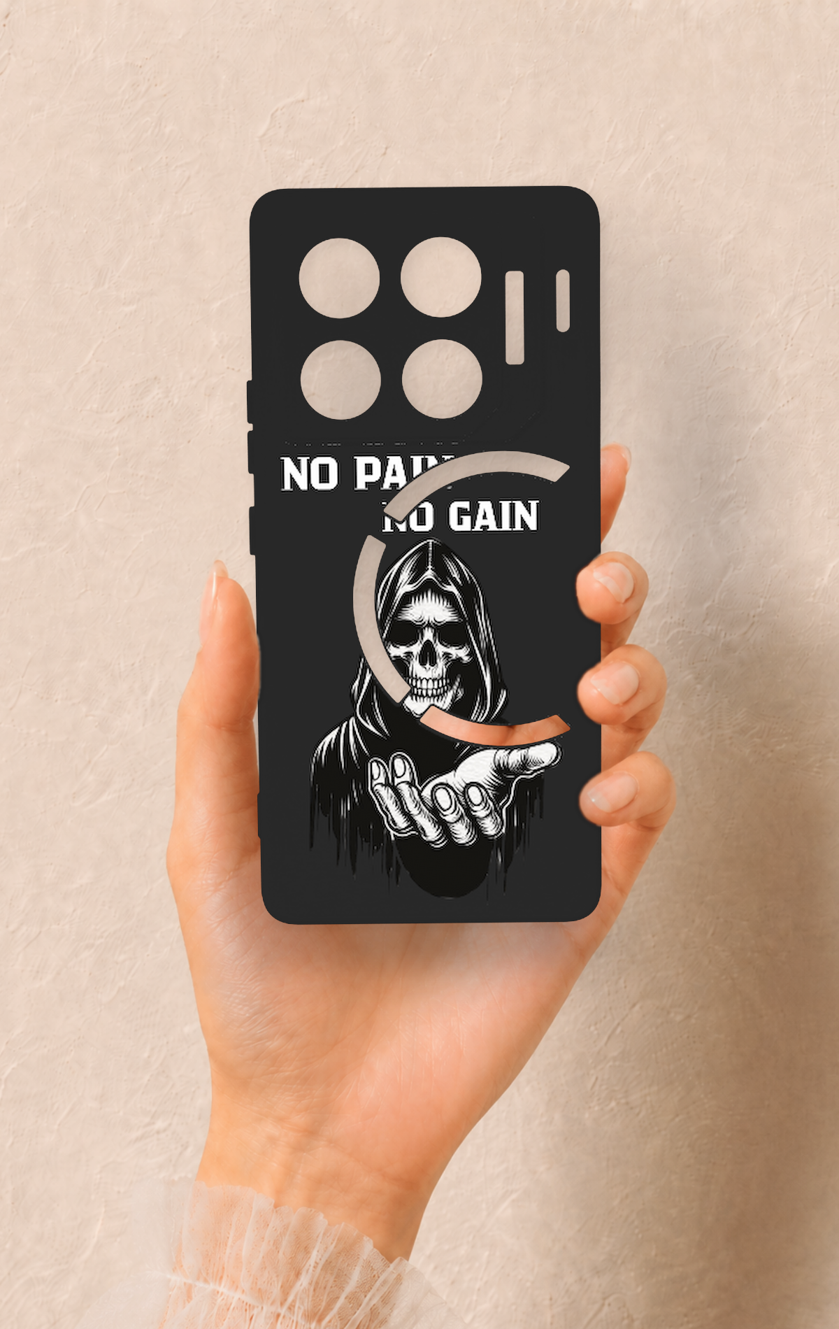 İnfinix Gt 20 Pro Uyumlu No Pain No Gain Desenli Silikon Kılıf