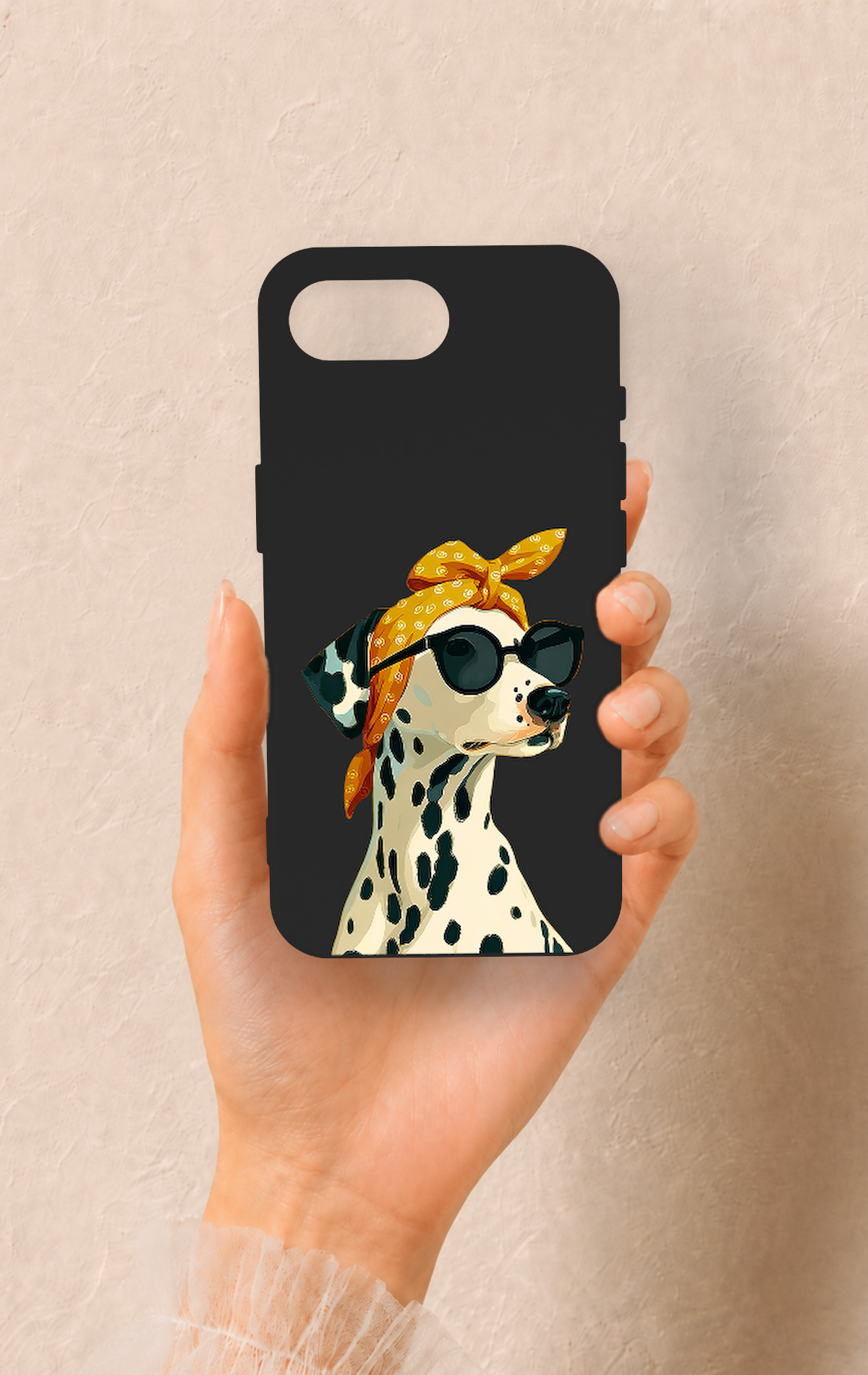 iPhone 16E Uyumlu Cool Dalmaçyalı Desenli Silikon Kılıf