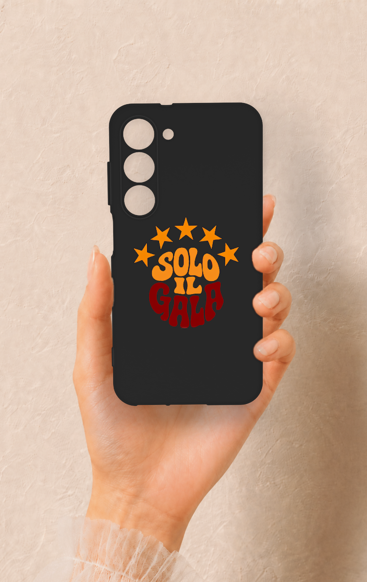 Samsung S23 Uyumlu Solo IL Gala Desenli Silikon Kılıf