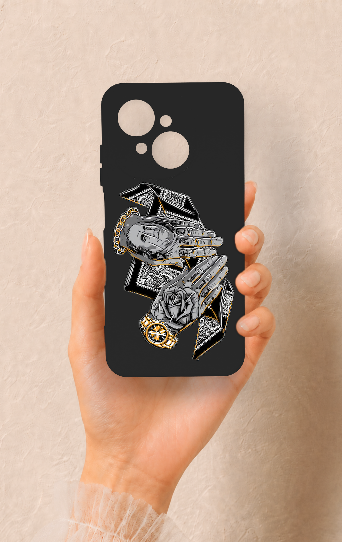 Tecno Spark Go1 Uyumlu Self Made Desenli Silikon Kılıf