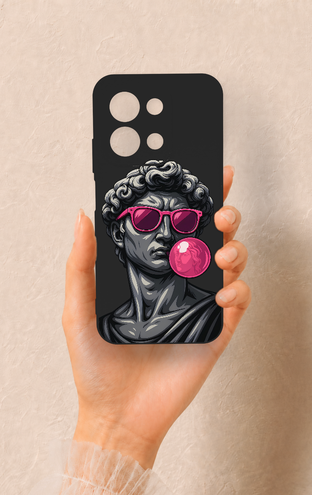 Redmi 15C 4G Uyumlu Pop David Desenli Silikon Kılıf