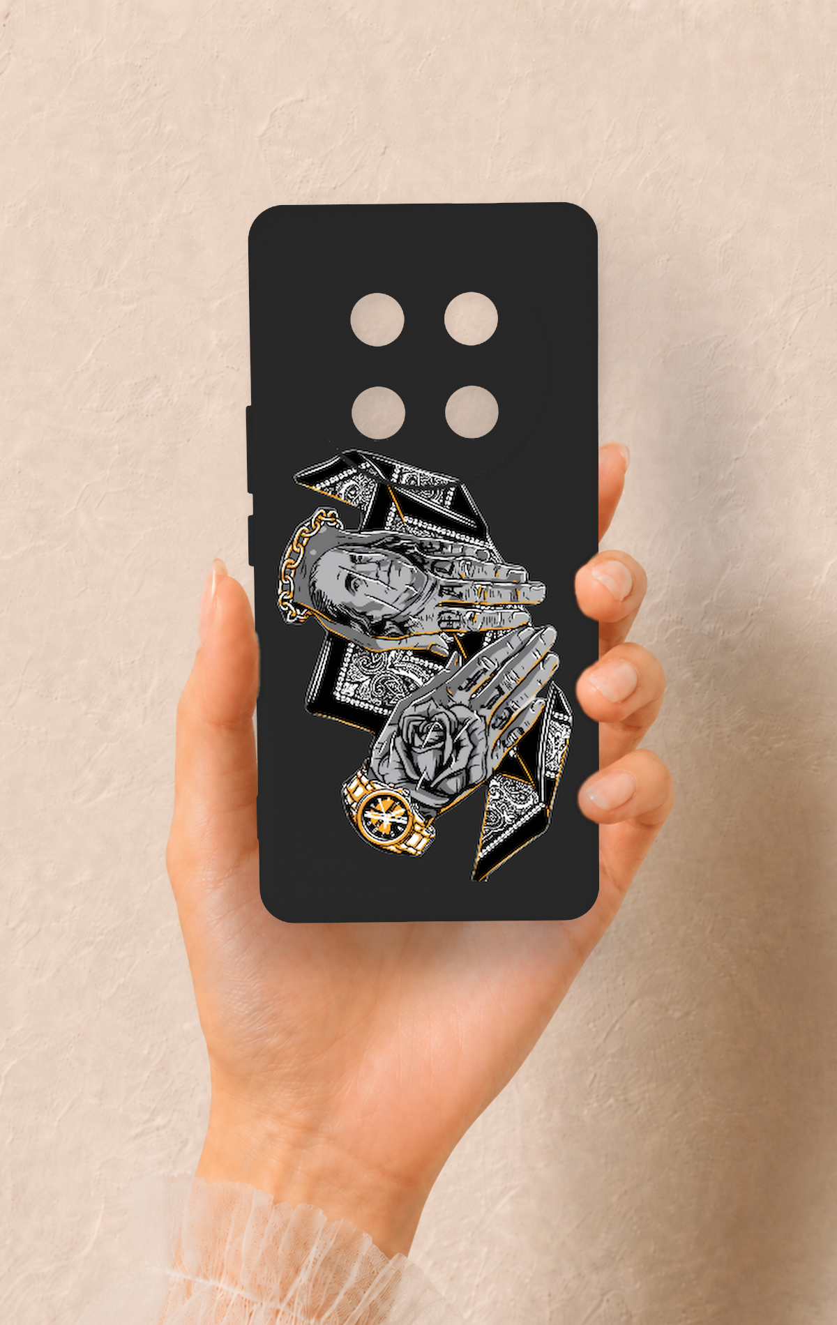 Honor Magic 7 Lite 5G Uyumlu Self Made Desenli Silikon Kılıf