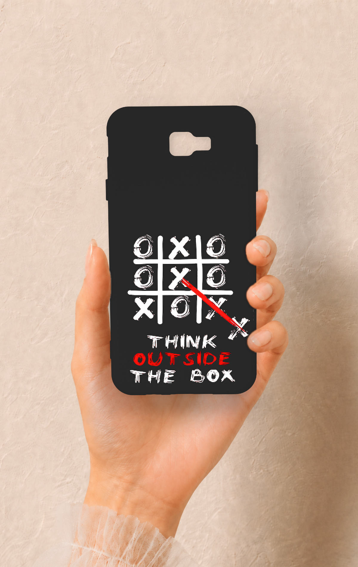 Samsung J7 Prime Uyumlu Out Side The Box Desenli Silikon Kılıf