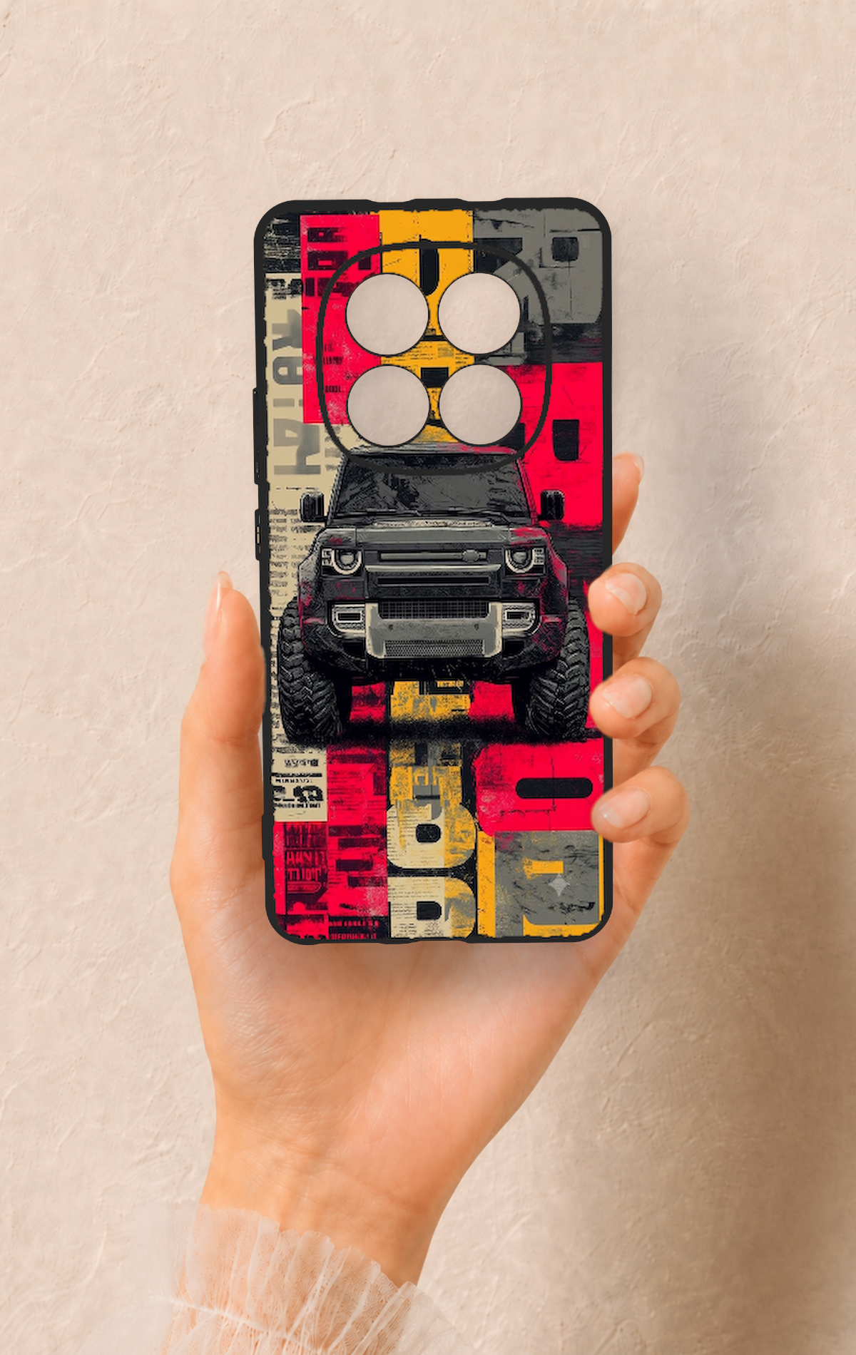 REDMİ NOTE 15 4G Uyumlu Defender Truck Desenli Silikon Kılıf