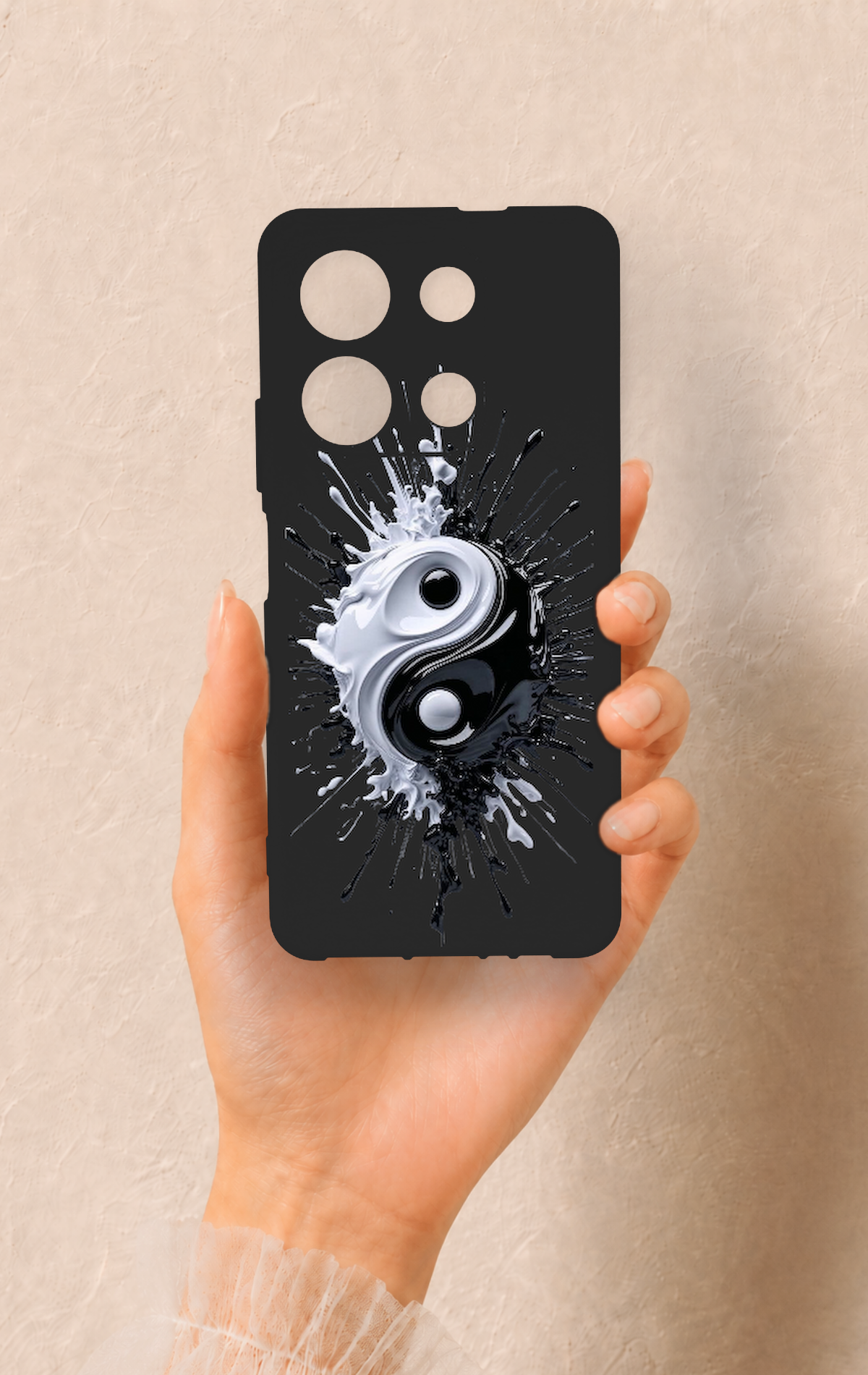 İnfinix Note 30 Uyumlu İyi ve Kötü Desenli Silikon Kılıf