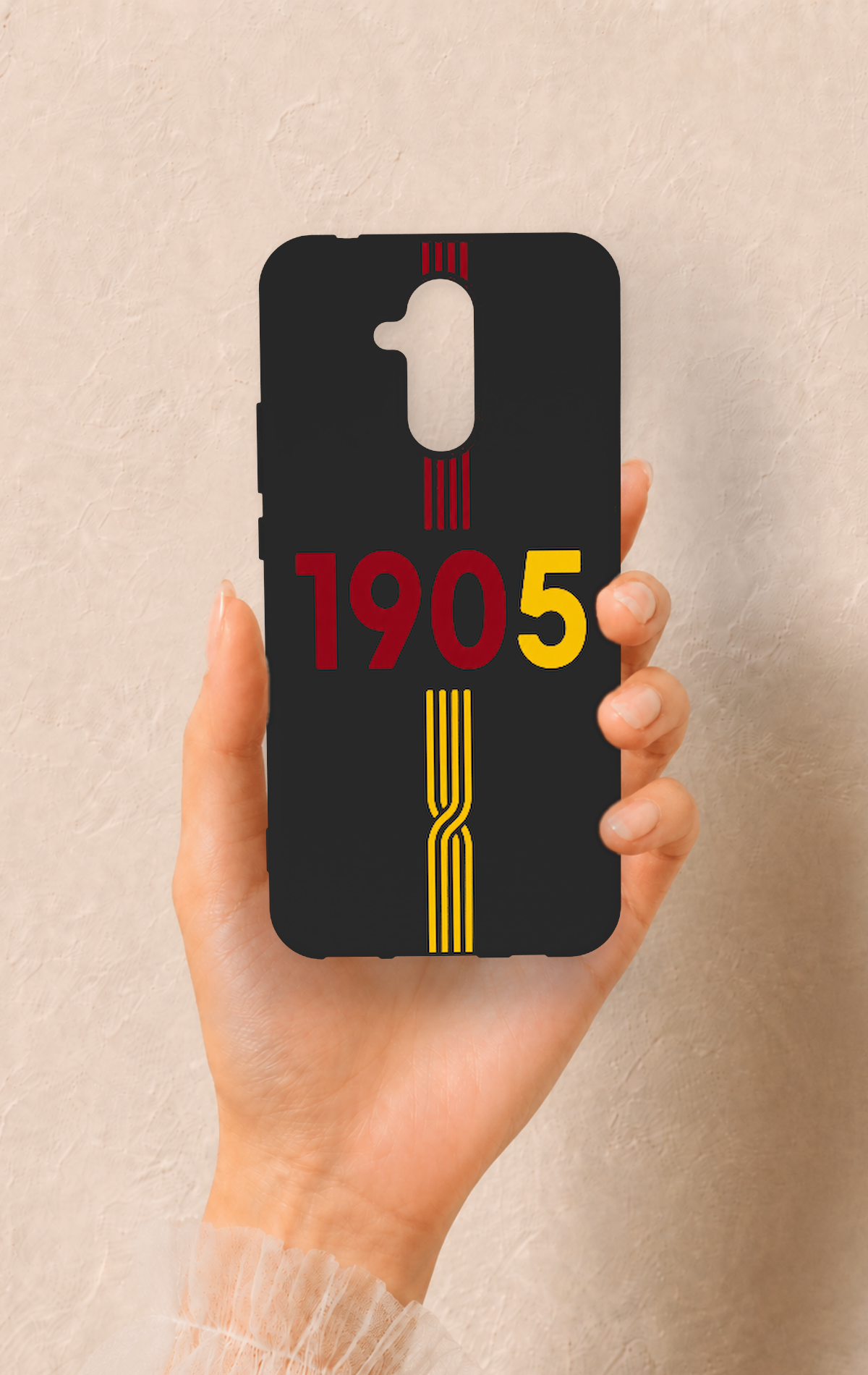 Huawei Mate 20 Lite Uyumlu 1905 Kemer Desenli Silikon Kılıf