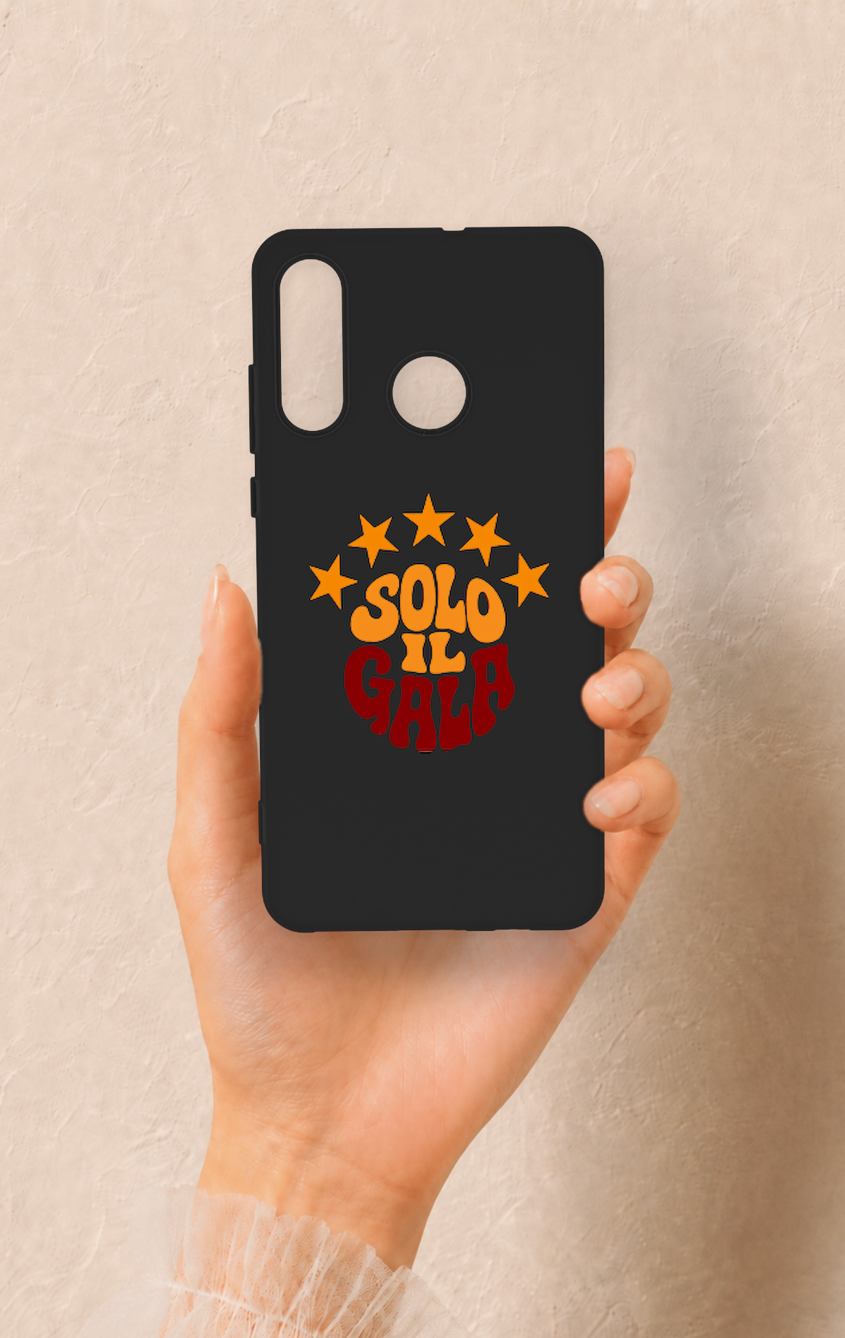 Huawei P30 Lite Uyumlu Solo IL Gala Desenli Silikon Kılıf