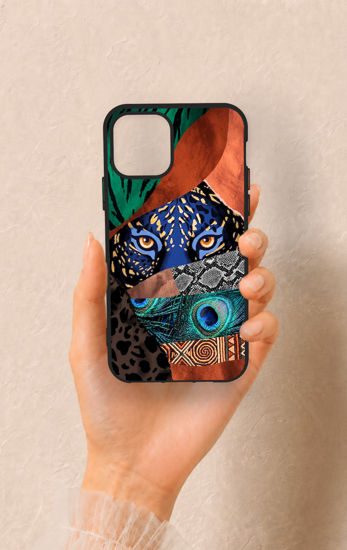 iPhone 11 Pro Uyumlu Amazon Kaplan Desenli Silikon Kılıf
