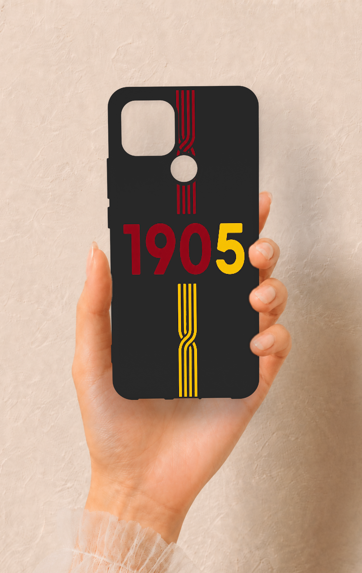 Oppo A15 Uyumlu 1905 Kemer Desenli Silikon Kılıf