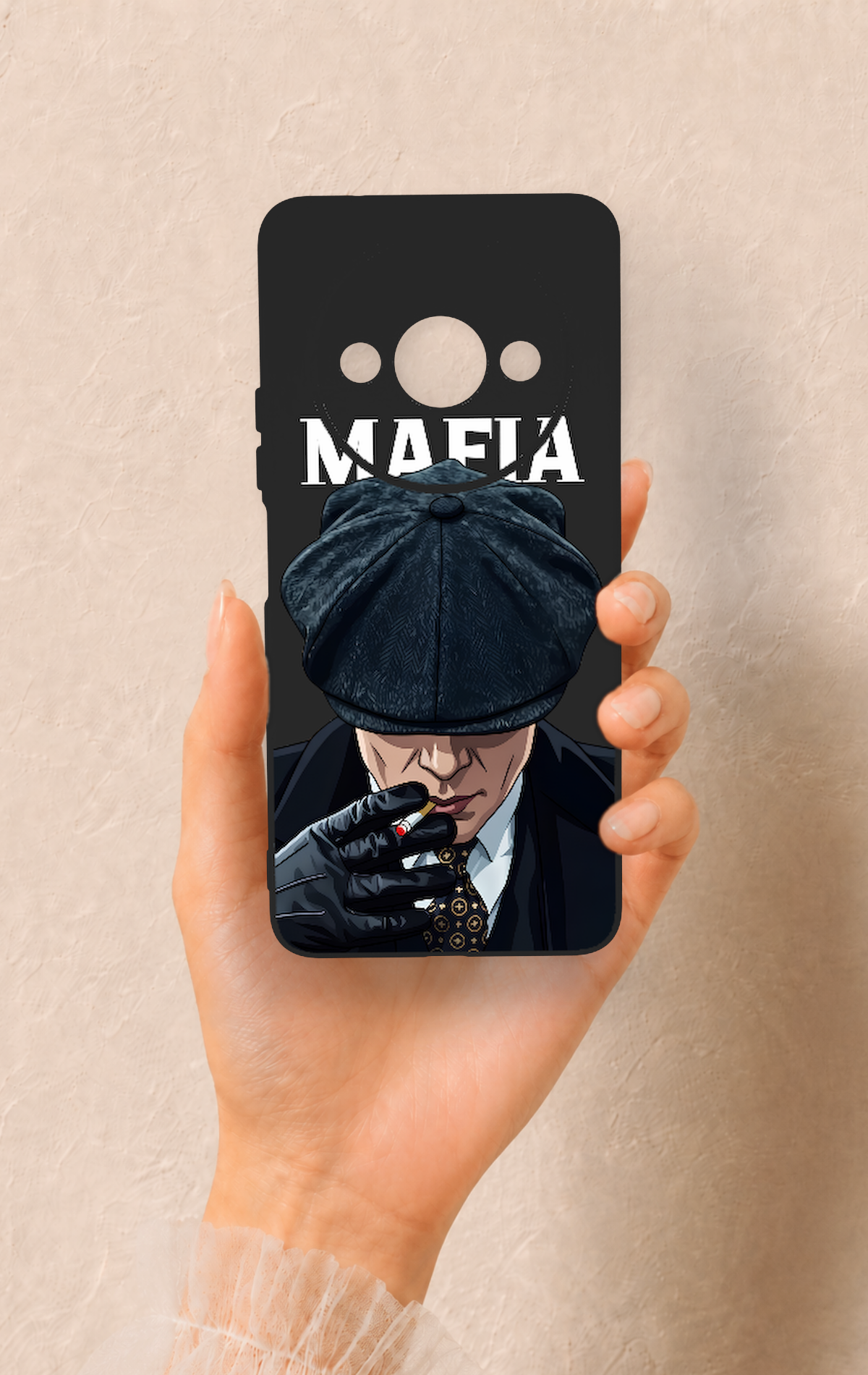 Redmi A3 Uyumlu MAFIA Desenli Silikon Kılıf