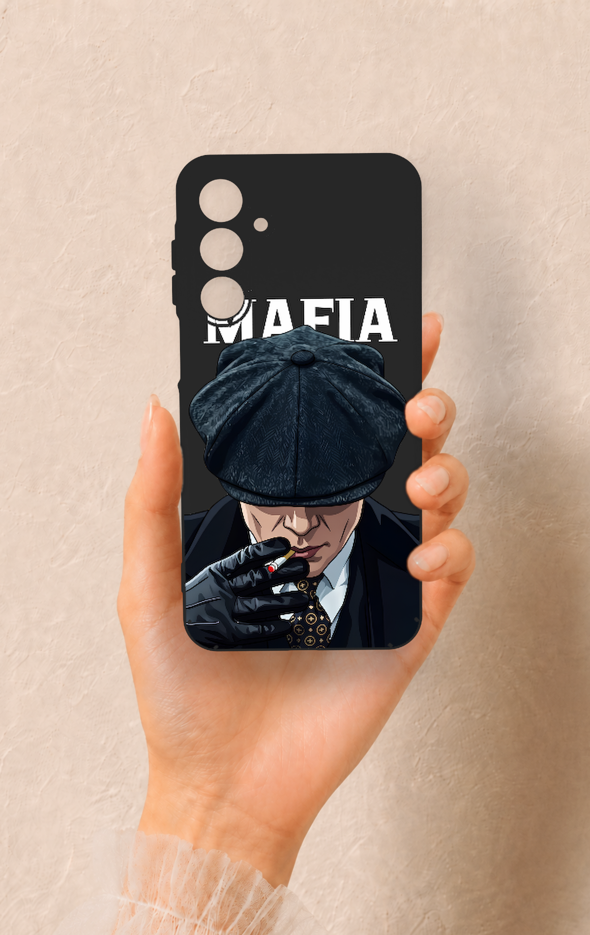 Samsung A16 Uyumlu MAFIA Desenli Silikon Kılıf
