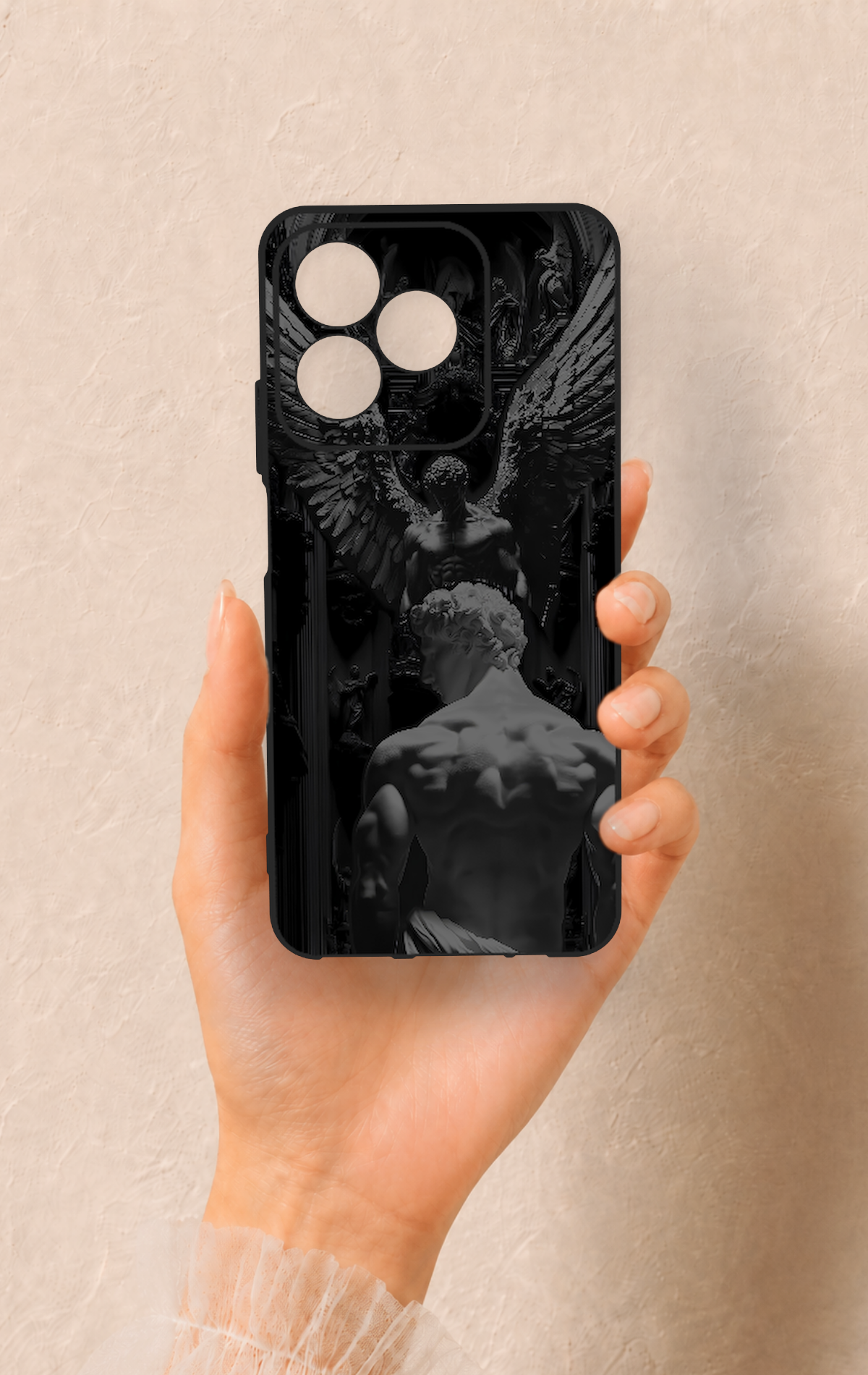 Realme C53 Uyumlu Icarus Desenli Silikon Kılıf