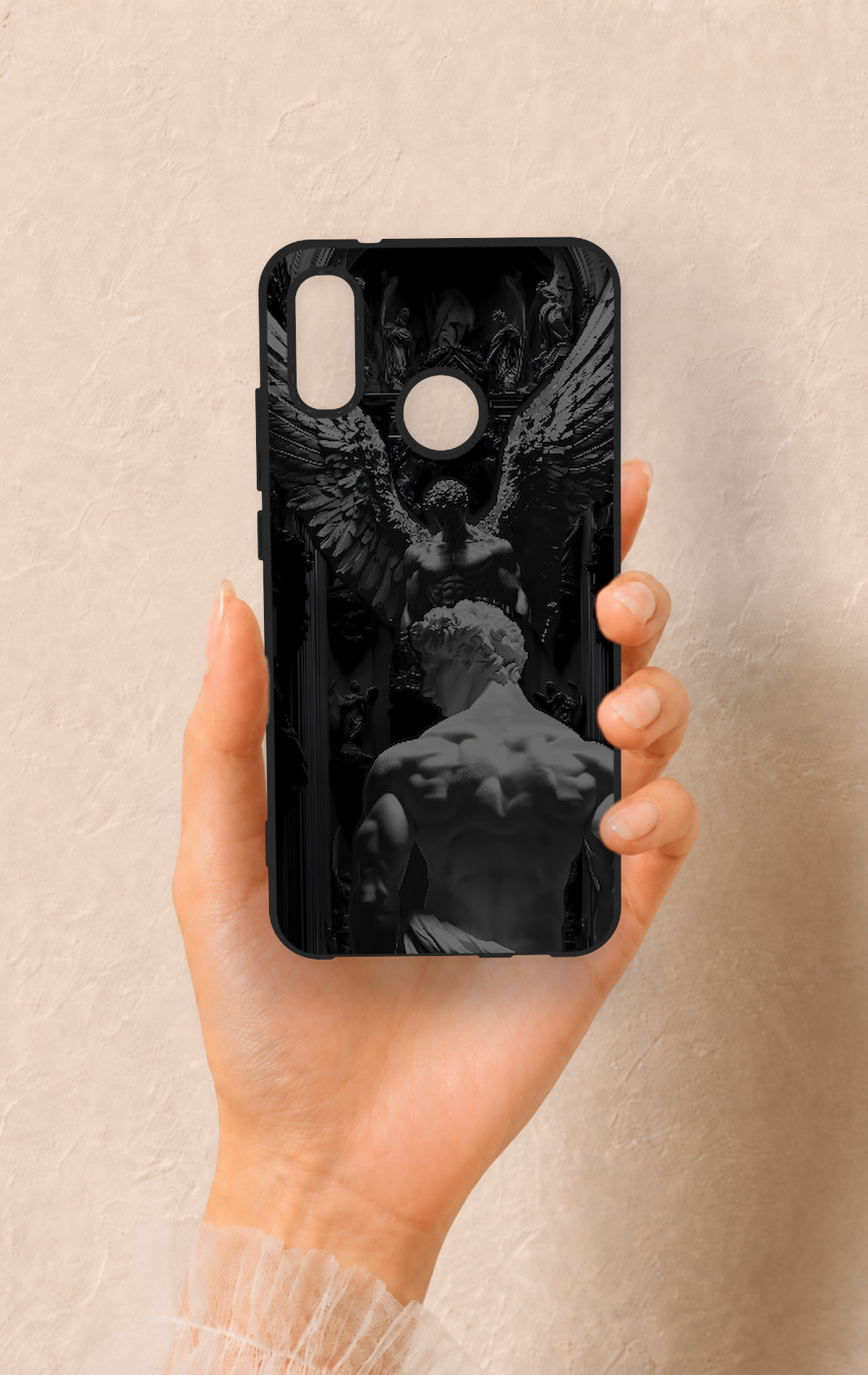 Huawei P20 Lite Uyumlu Icarus Desenli Silikon Kılıf
