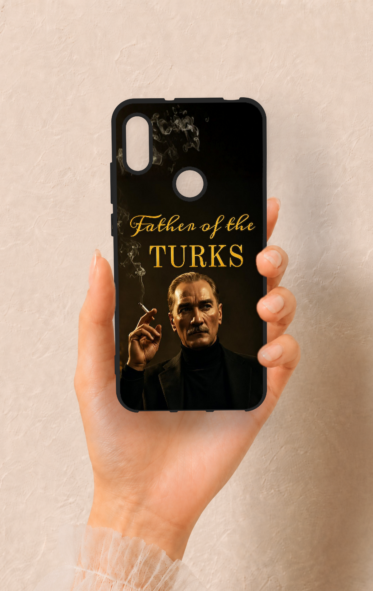 Huawei Y6 2019 Uyumlu Father Of The Turks Desenli Silikon Kılıf