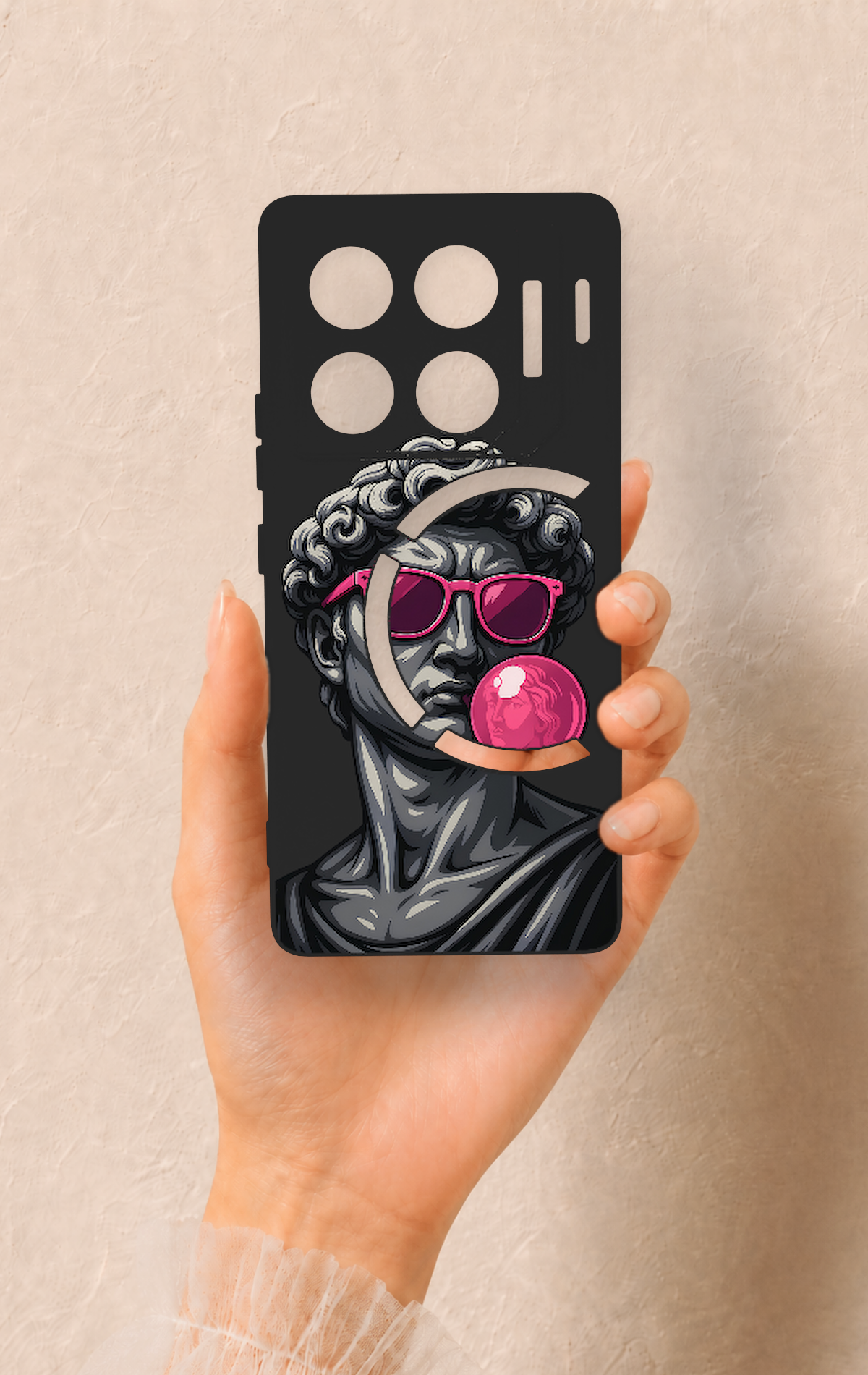 İnfinix Gt 20 Pro Uyumlu Pop David Desenli Silikon Kılıf