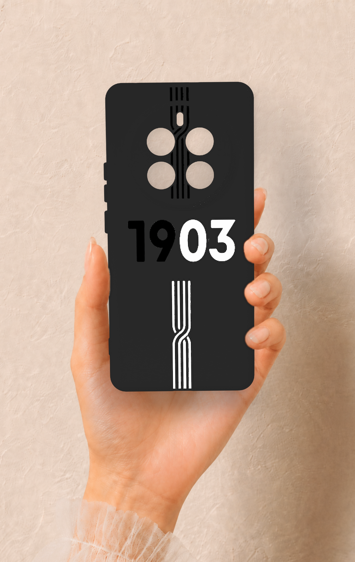 Realme 12 Pro Uyumlu 1903 Kemer Desenli Silikon Kılıf