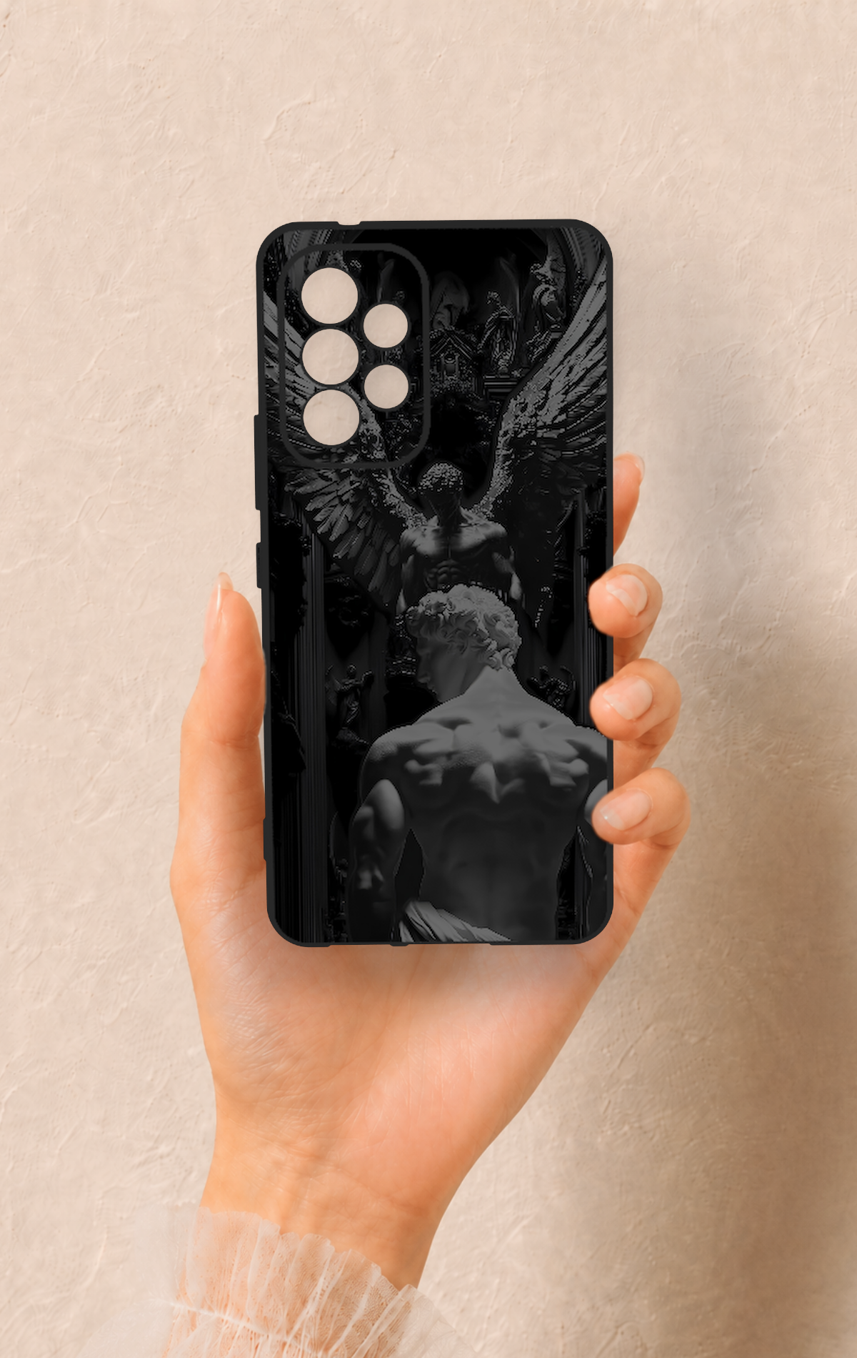 Samsung A53 Uyumlu Icarus Desenli Silikon Kılıf