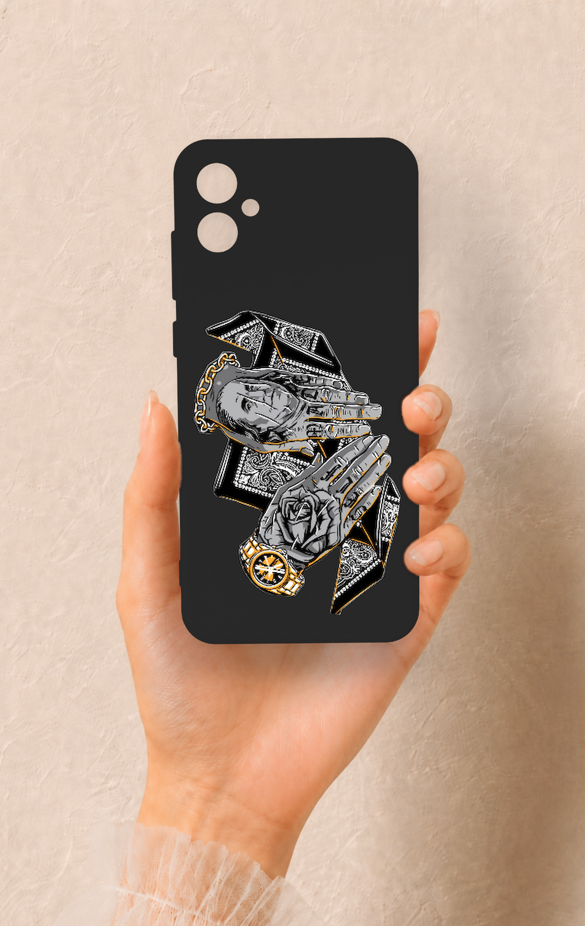 Samsung A05 Uyumlu Self Made Desenli Silikon Kılıf