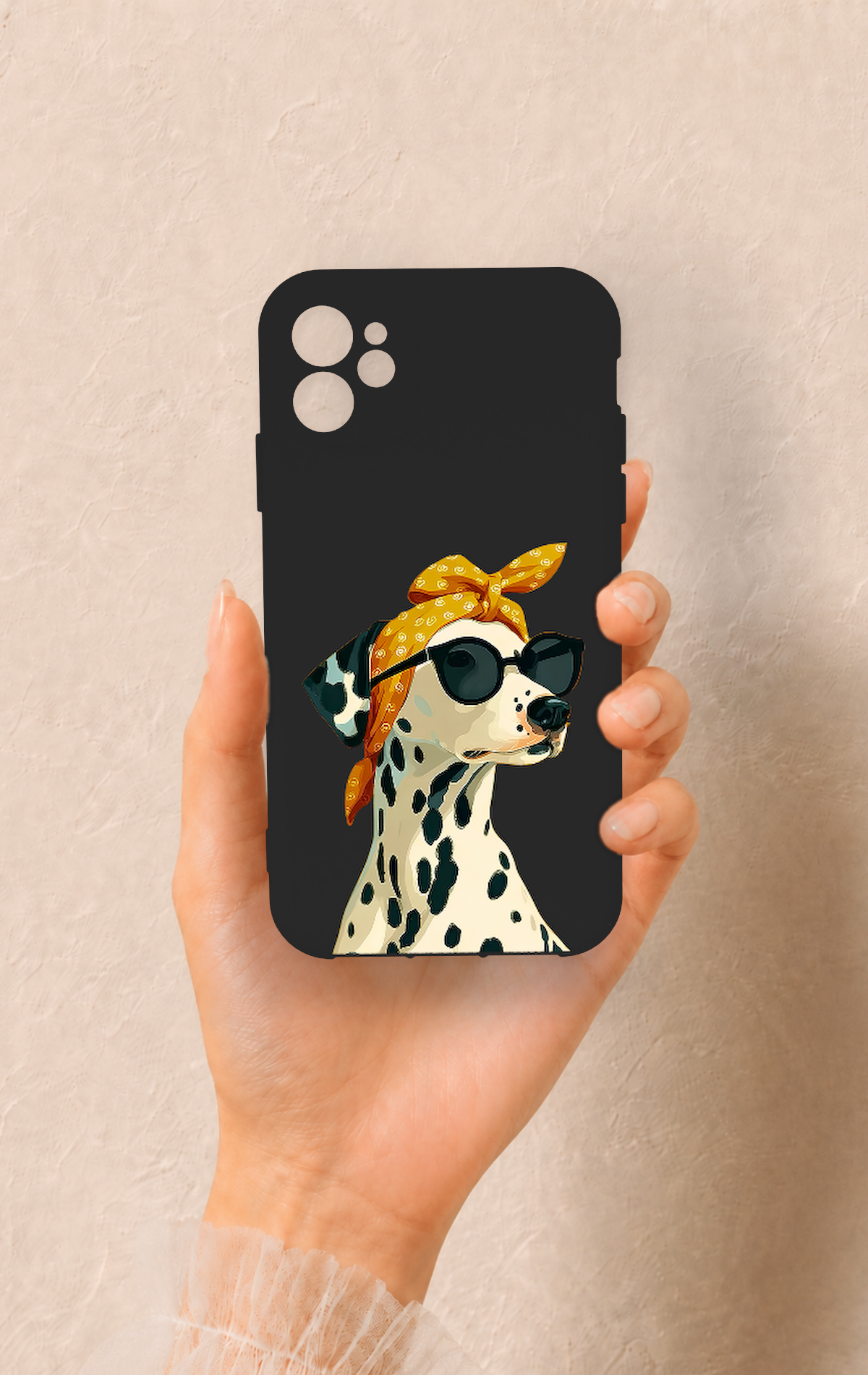 iPhone 11 Uyumlu Cool Dalmaçyalı Desenli Silikon Kılıf